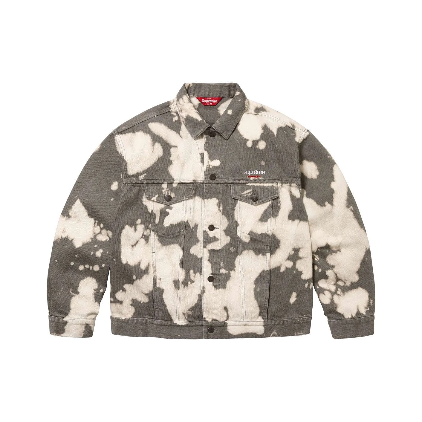 Supreme Supreme Bleached Denim Trucker Jacket Size L Size US L / EU 52-54 / 3 - 1 Thumbnail