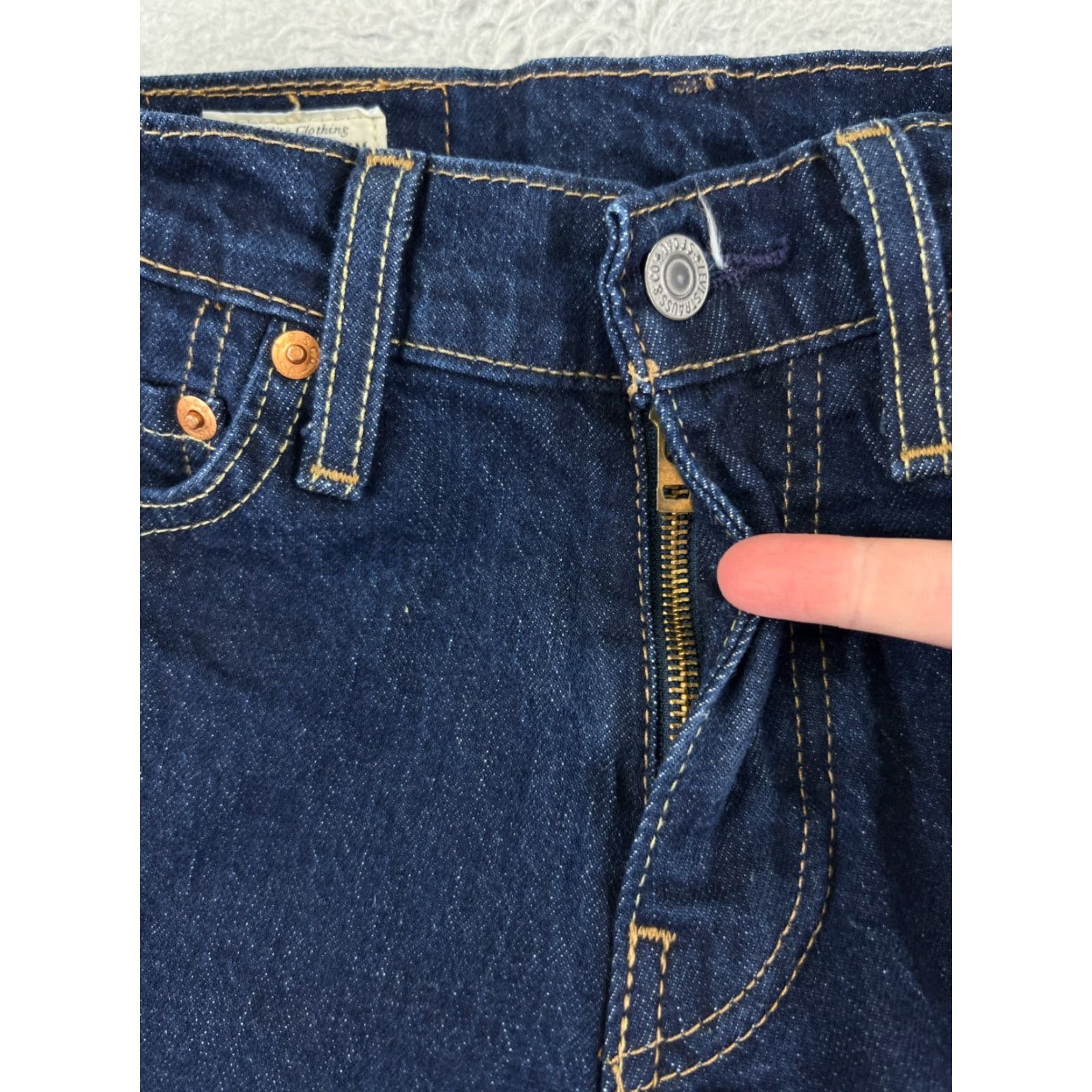 Levi's Levi's Jeans 28 Blue Denim 511 Slim Cotton Blend Premium Dark 30in 5-Pocket Mens Regular Jeans Size US 28 / EU 44 - 5 Thumbnail
