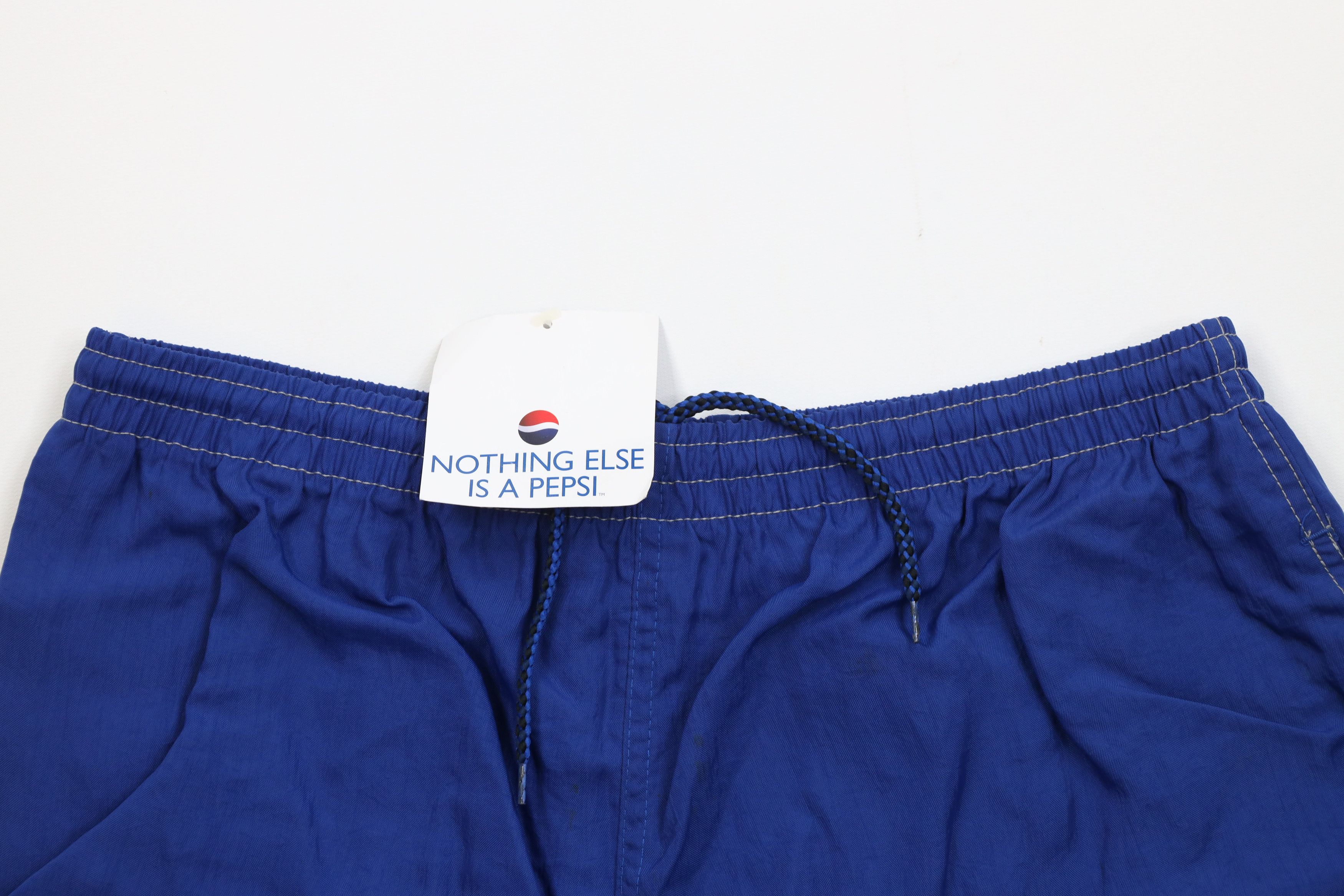 Vintage Deadstock Vintage 90s Pepsi Co Running Soccer Shorts Blue Size US 36 / EU 52 - 2 Thumbnail