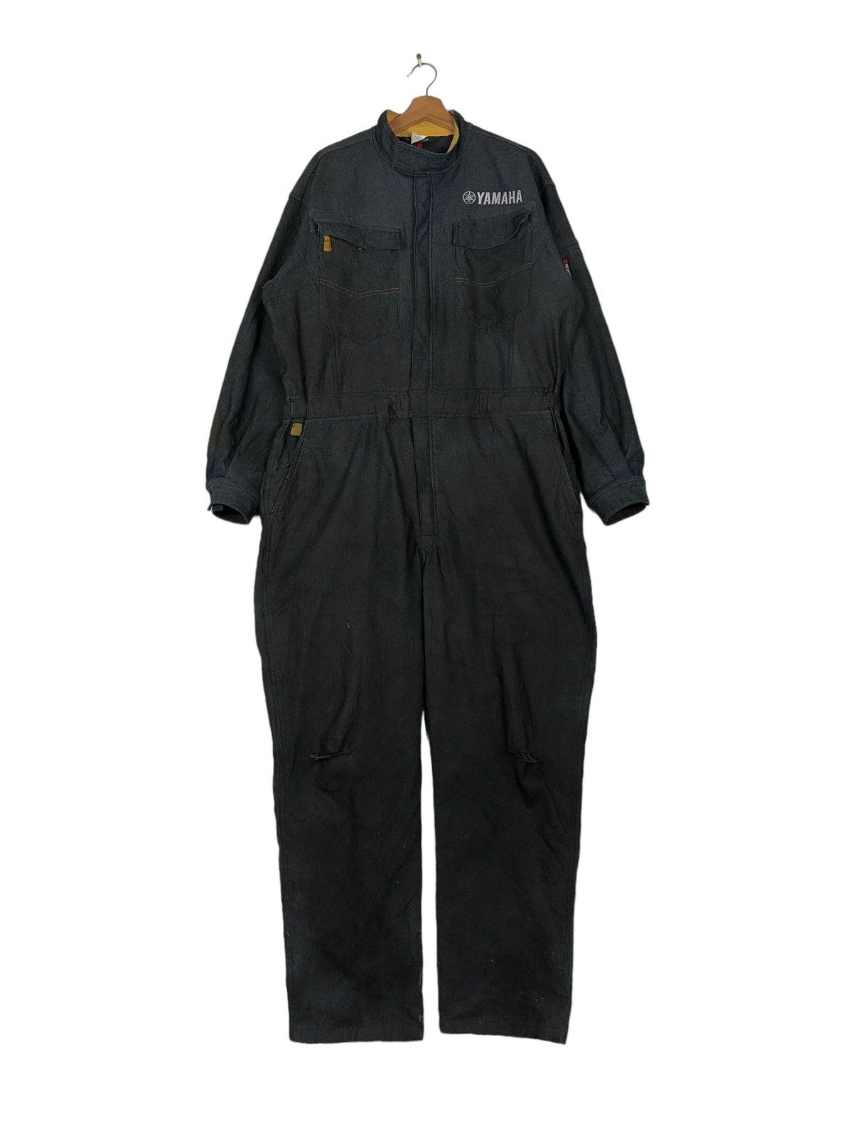 Japanese Brand 🔥Vintage Racing Wear Jumpsuits Yamaha Big Logo Motorcross Size US 40 / EU 56 - 1 Thumbnail