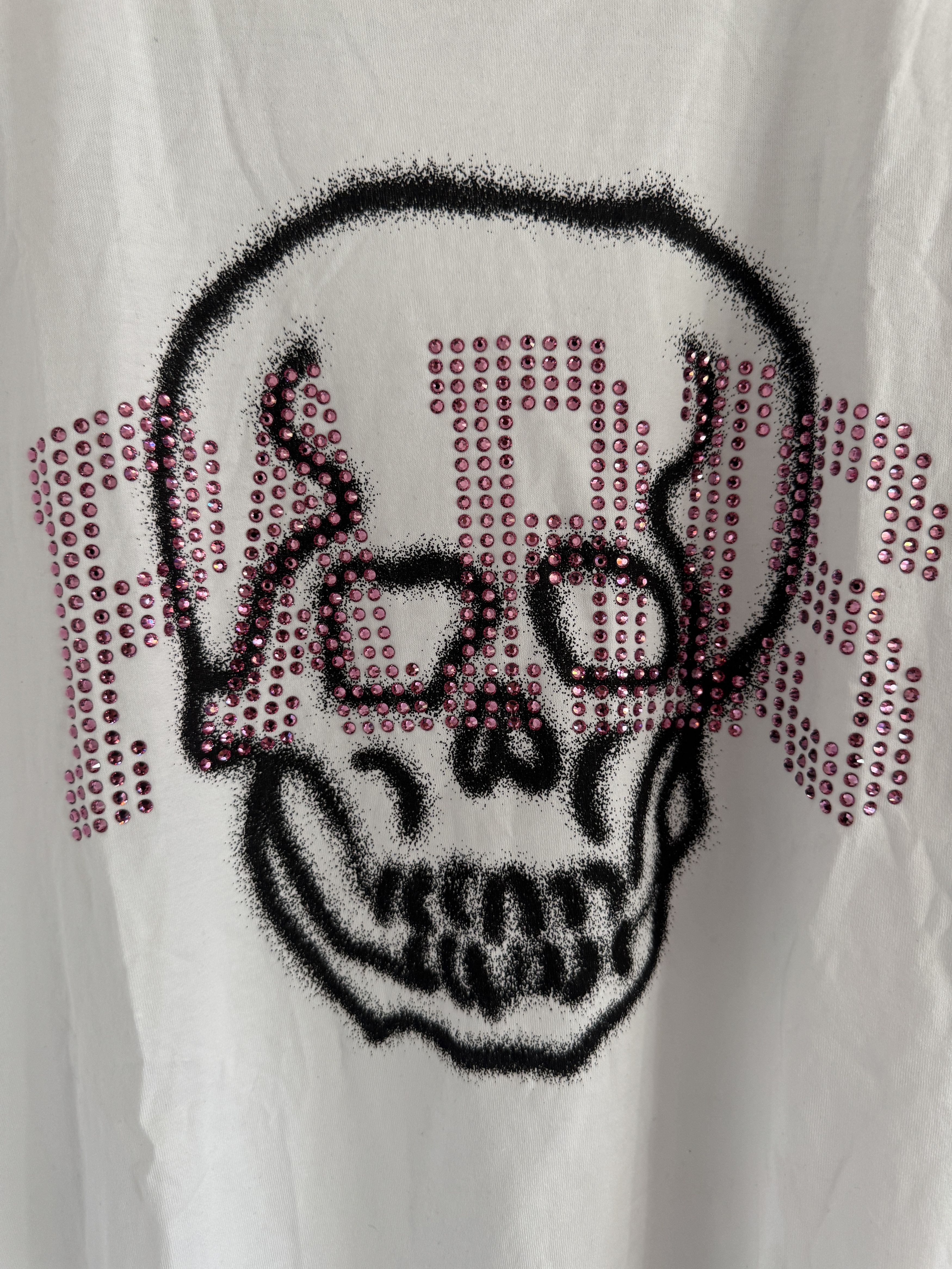 Givenchy Skull Paris Rhinestone T-Shirt Size US XL / EU 56 / 4 - 3 Thumbnail
