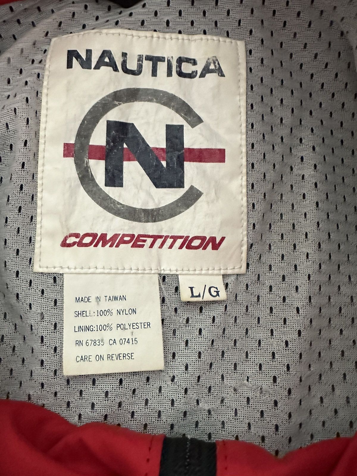 Nautica × Vintage Vintage 90s Nautica Competition Reflect 3M AOP Jacket Size US L / EU 52-54 / 3 - 7 Thumbnail