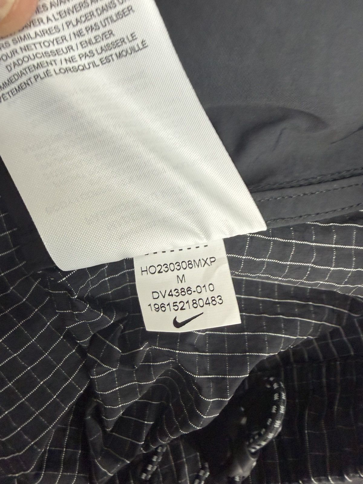Nike × Off-White Nike X Off-White Virgil Abloh Black Anorak Jacket Men Size US M / EU 48-50 / 2 - 9 Thumbnail