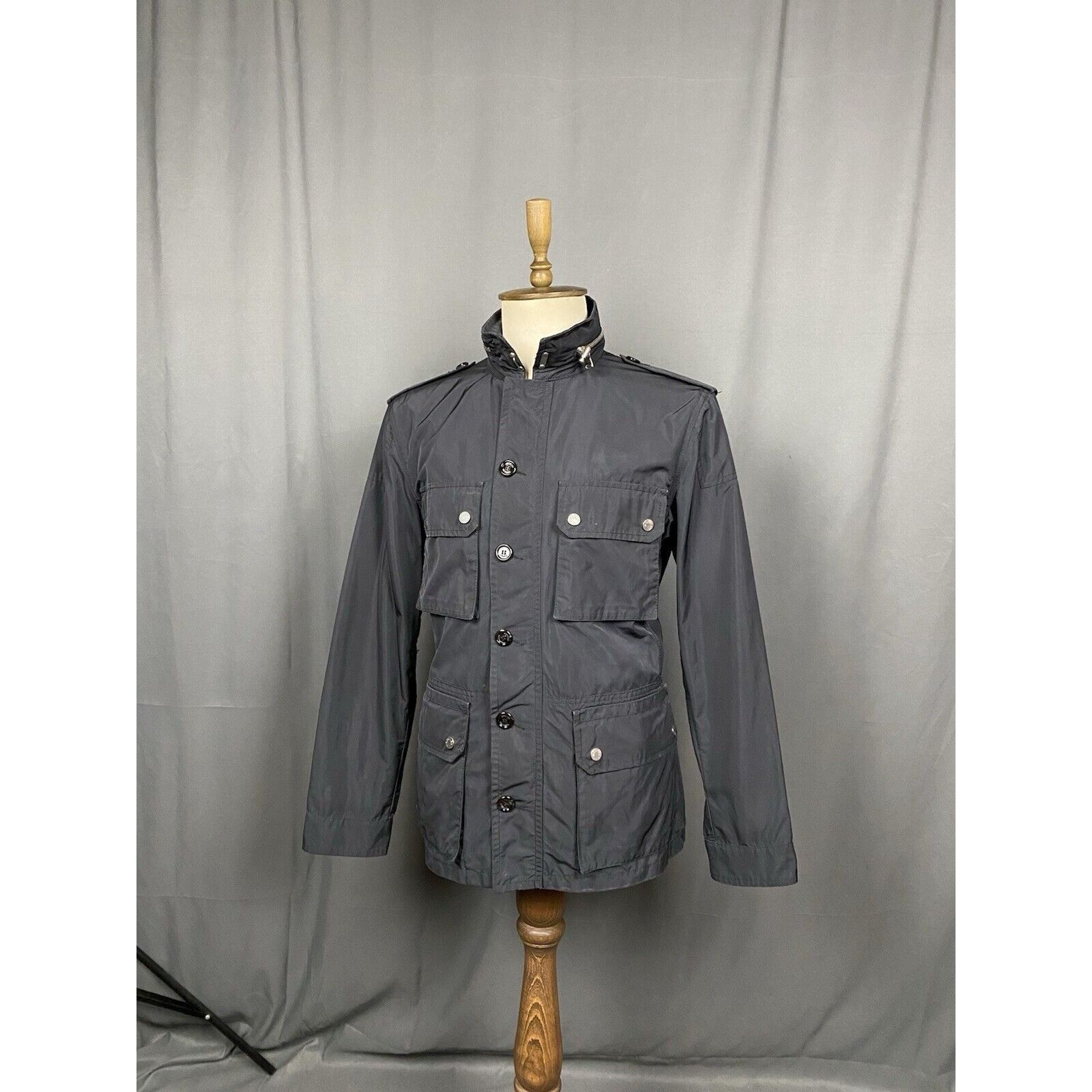Moncler Moncler Ermite Men's Black Multipocket Utility Coat Jacket S Size US XL / EU 56 / 4 - 2 Thumbnail