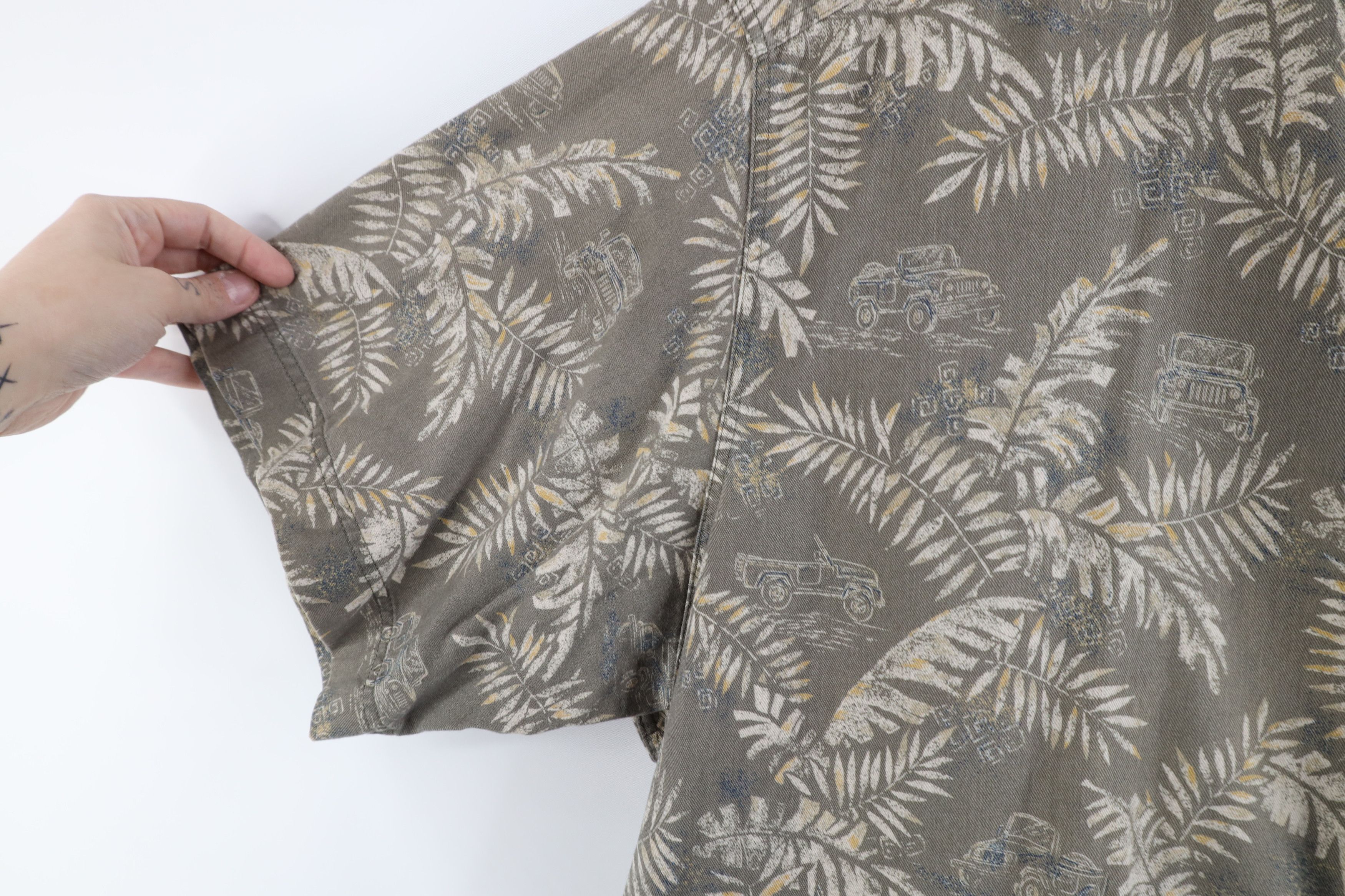 Vintage × Woolrich Woolen Mills Vintage 90s Woolrich All Over Print Hawaiian Button Shirt Size US XXL / EU 58 / 5 - 8 Thumbnail