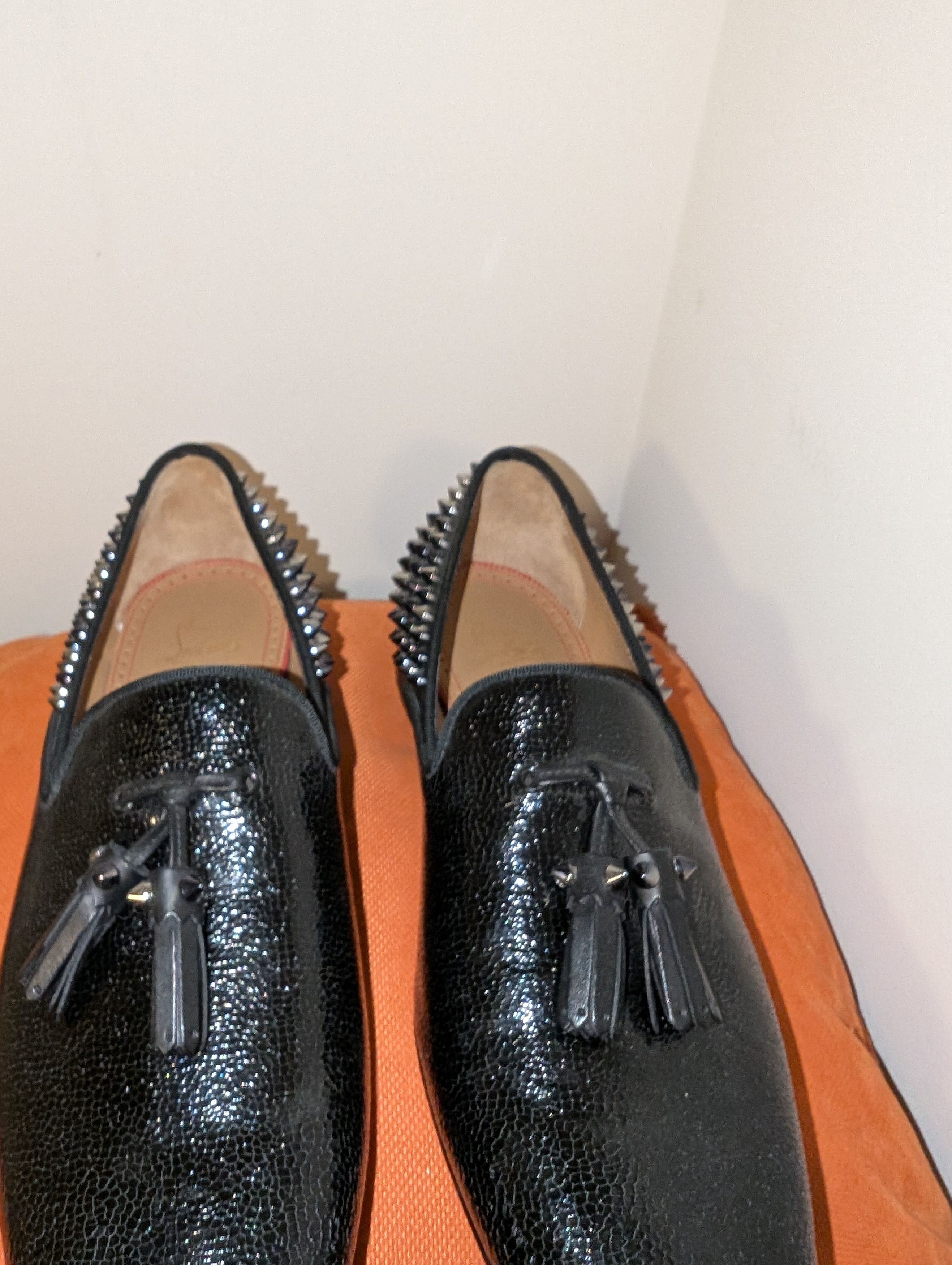 Christian Louboutin Christian Louboutin Tassilo Spike Studded Leather Loufer Size US 9 / EU 42 - 10 Thumbnail