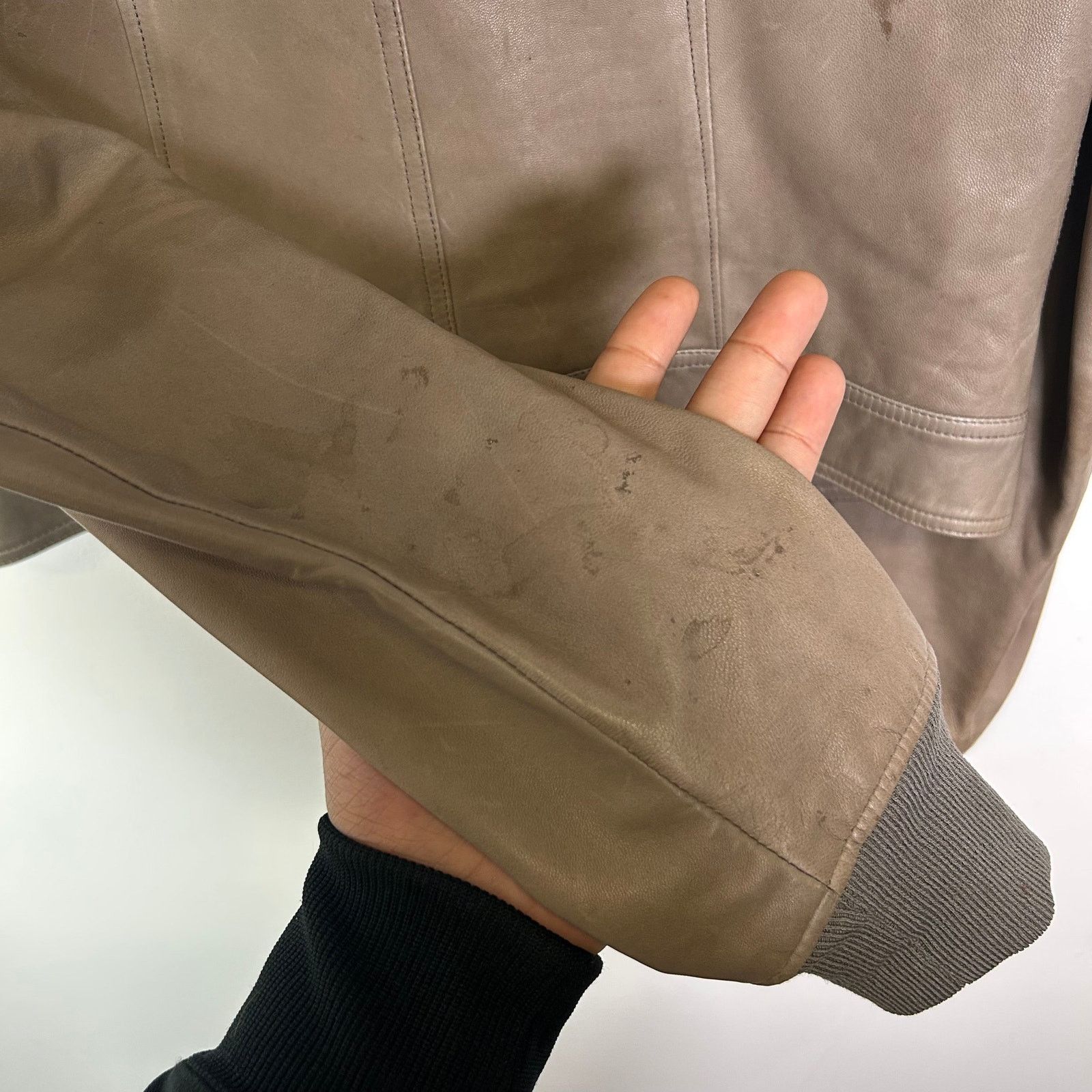 Rick Owens Rick Owens FW17 Lambskin Leather Jacket Size US M / EU 48-50 / 2 - 6 Thumbnail