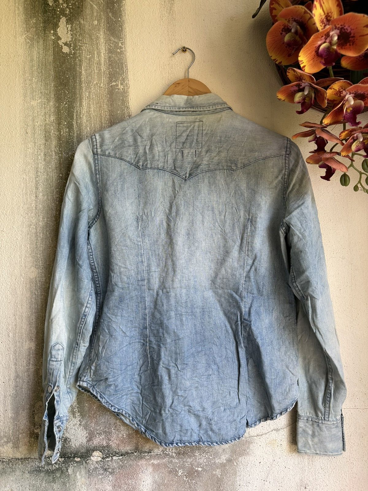 Polo Ralph Lauren 🔅Steals🔅RALPH LAUREN DENIM LONG SLEEVE SHIRT Size US M / EU 48-50 / 2 - 2 Thumbnail