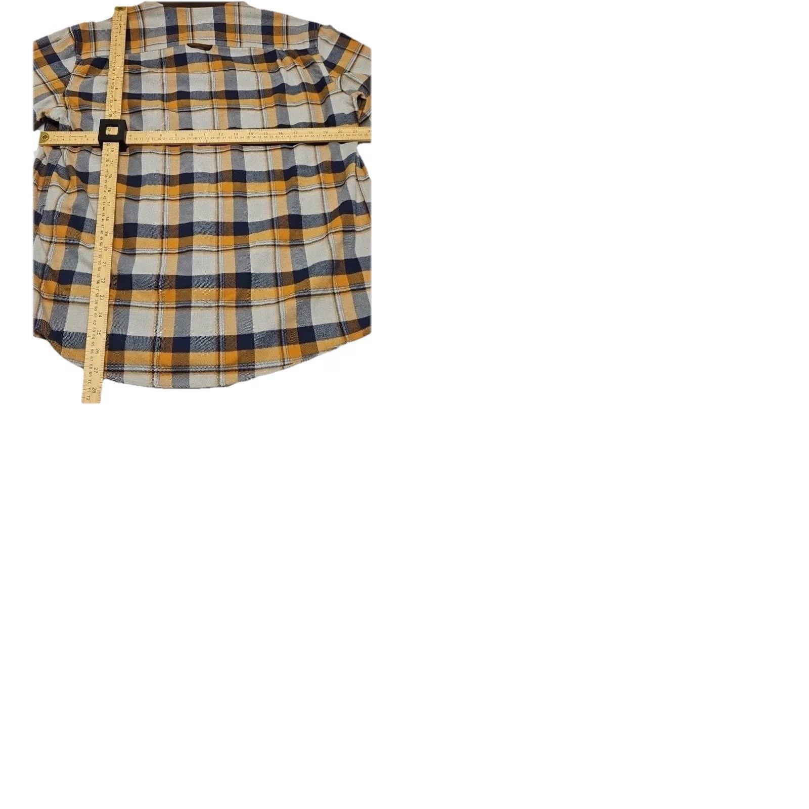 Orvis Orvis Plaid Flannel Shirt Men’s Medium Button-Up Long Sleeve Yellow Blue Multicolor Regular Fit Size US M / EU 48-50 / 2 - 9 Thumbnail
