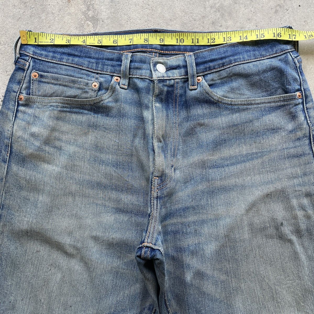 Levi's Vintage Clothing Levis 505 Big E Rusty Distressed Jeans Denim Pants W34 Size US 34 / EU 50 - 5 Thumbnail