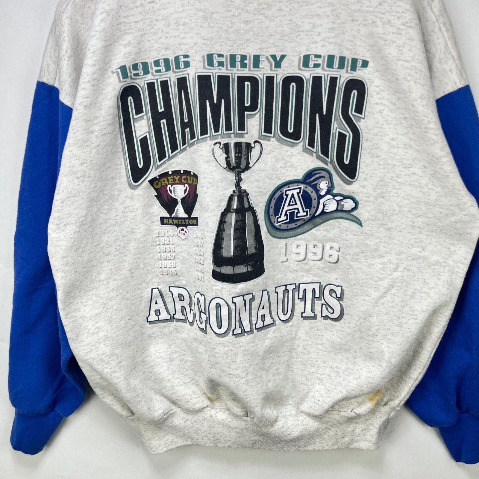 Vintage Vintage 1996 Gray Cup Champions LargeArgonauts Edmonton Size US L / EU 52-54 / 3 - 2 Thumbnail