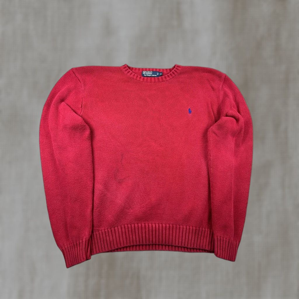 Polo Ralph Lauren Polo Ralph Lauren Sweater Mens XL Red Crewneck Knit Pullover Pony Logo Size US XL / EU 56 / 4 - 1 Thumbnail