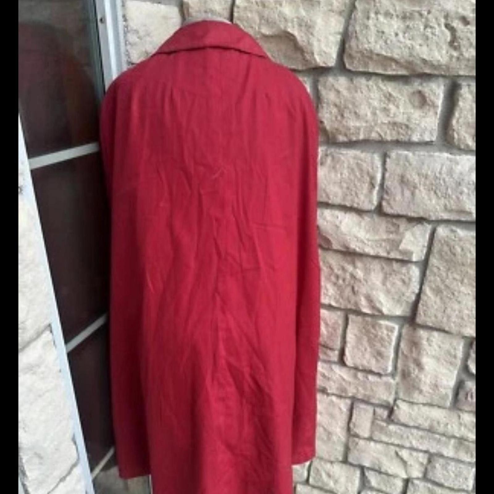 Other Vintage 1970s Gothic Heraldic Red C Cape Cloak Coat Size ONE SIZE - 5 Thumbnail
