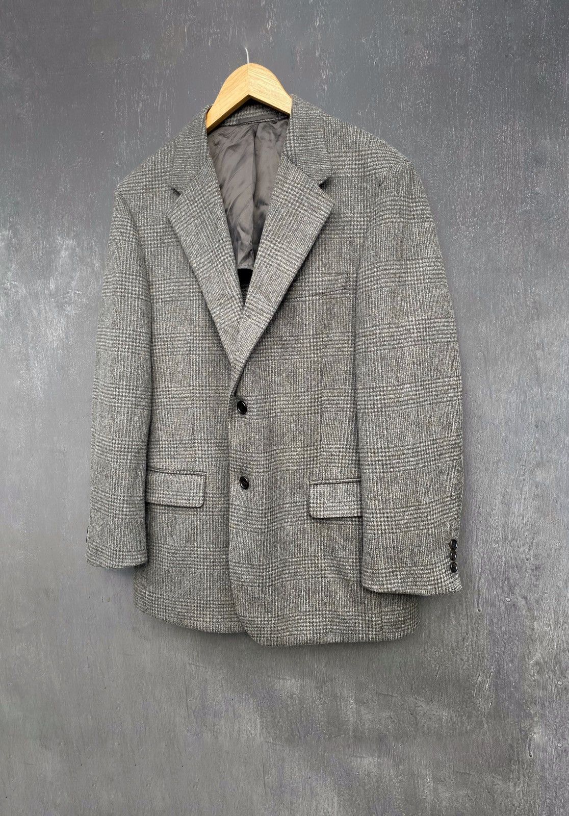 Prada Prada Wool / Alpaca Plaid blazer jacket size 54 R Size 54R - 3 Thumbnail