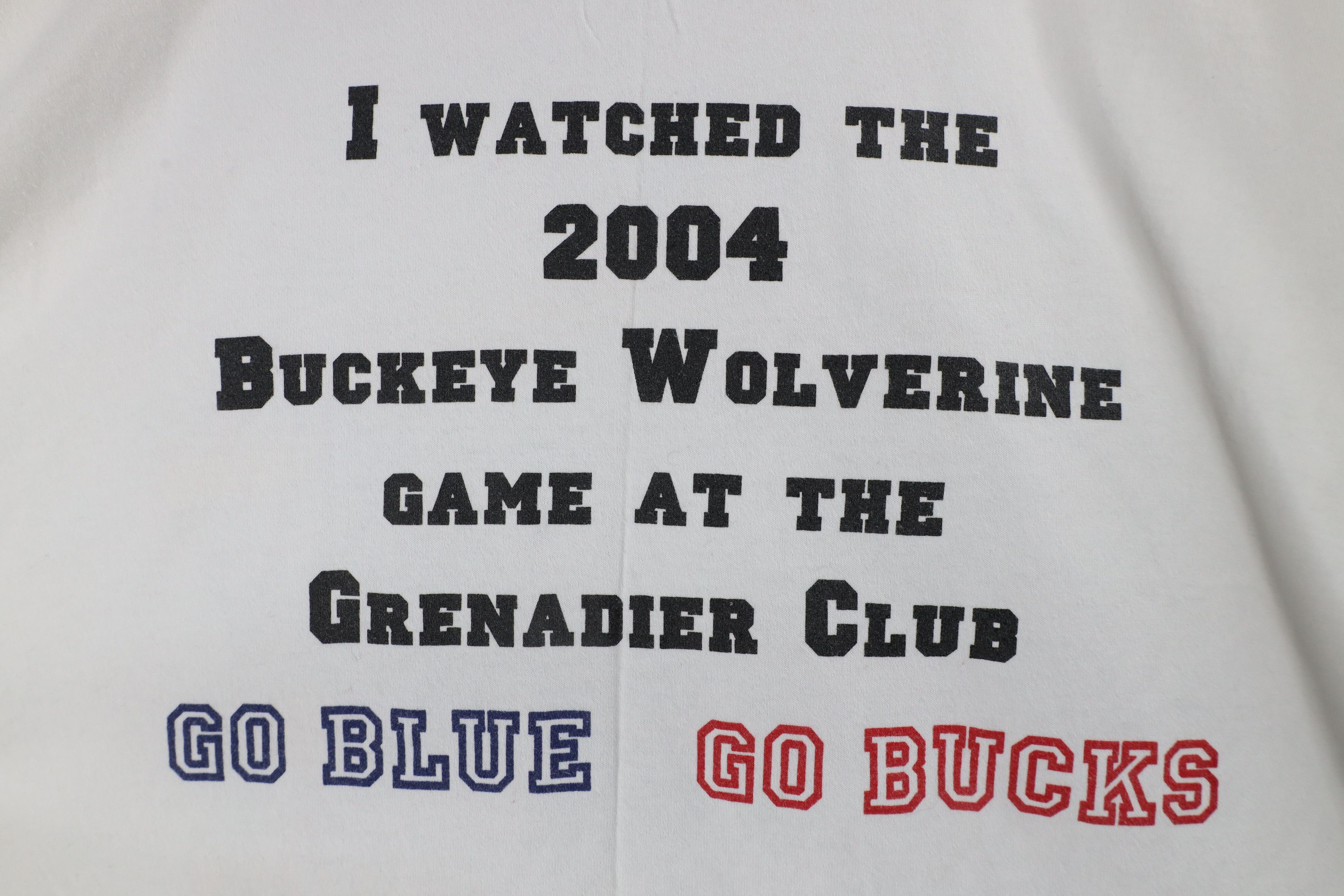 Vintage Vintage Ohio State vs University Michigan Football T-Shirt Size US XXL / EU 58 / 5 - 8 Thumbnail