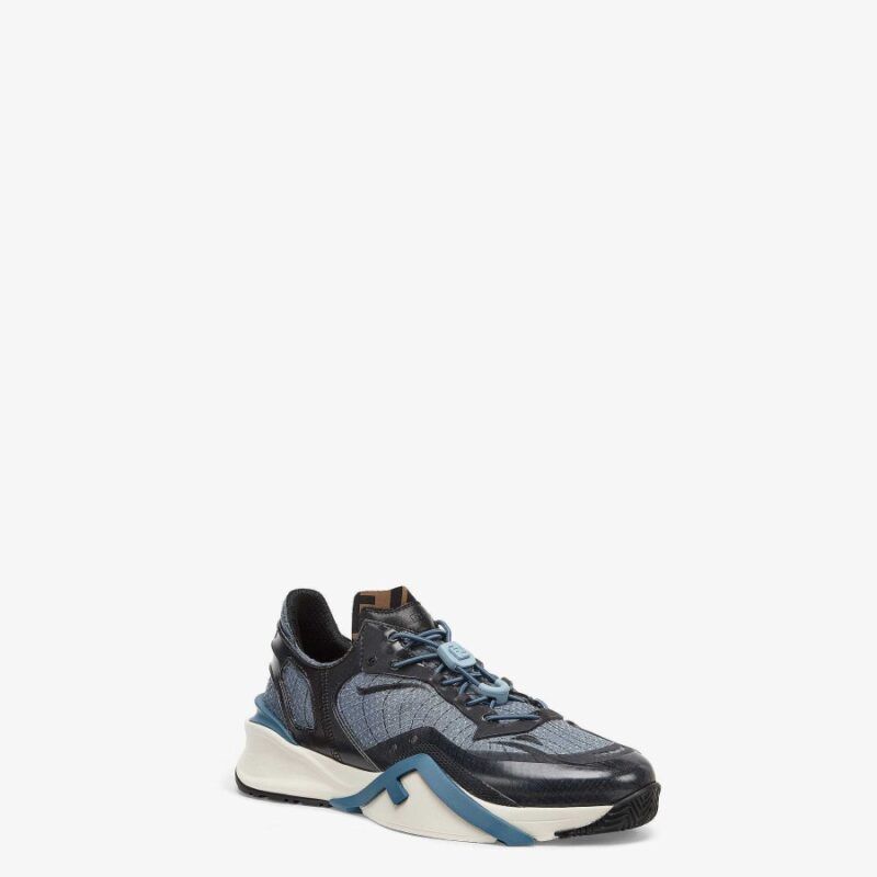 Fendi o1loc1c0824 Flow Sneakers in Multicolor Size US 10 / EU 43 - 2 Thumbnail