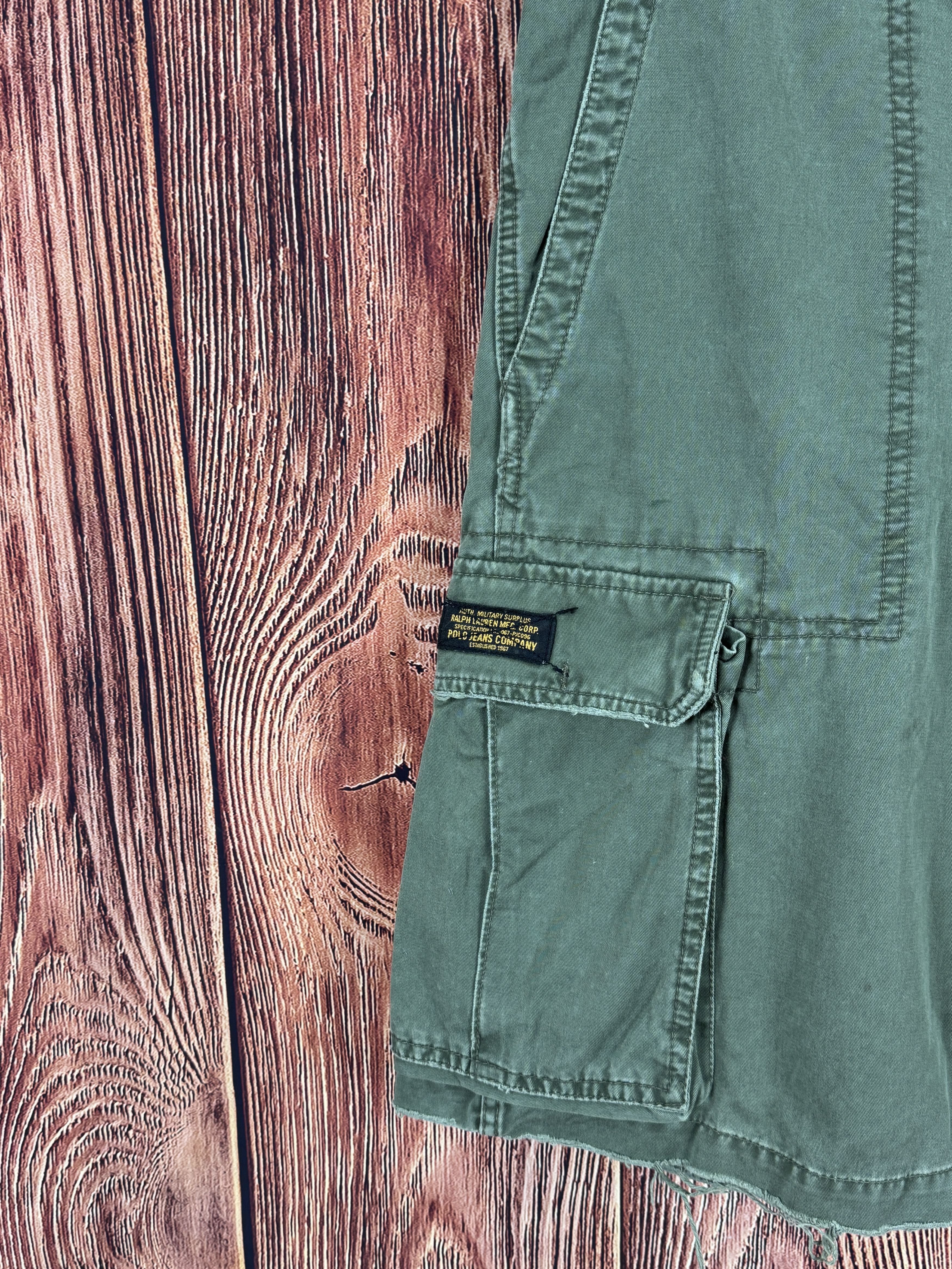 Ralph Lauren Vintage 90s Polo Jeans Company Ralph Lauren Military Cargo Size US 34 / EU 50 - 2 Thumbnail