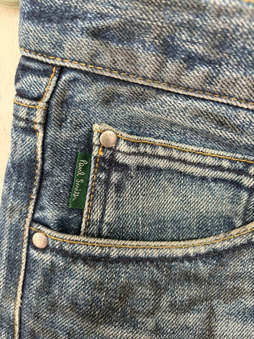 Paul Smith VTG Paul Smith Distressed Denim Pant Design Selvedge Rare Size US 30 / EU 46 - 14 Thumbnail