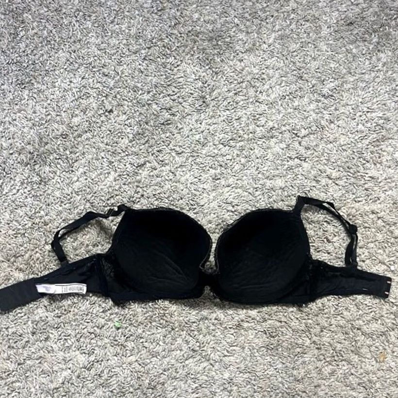 Victoria's Secret VINTAGE Victoria's Secret Dream Angels Demi Casual Push-Up Bra Lingerie Black 32DDD Mens Women Girls Size ONE SIZE - 2 Thumbnail