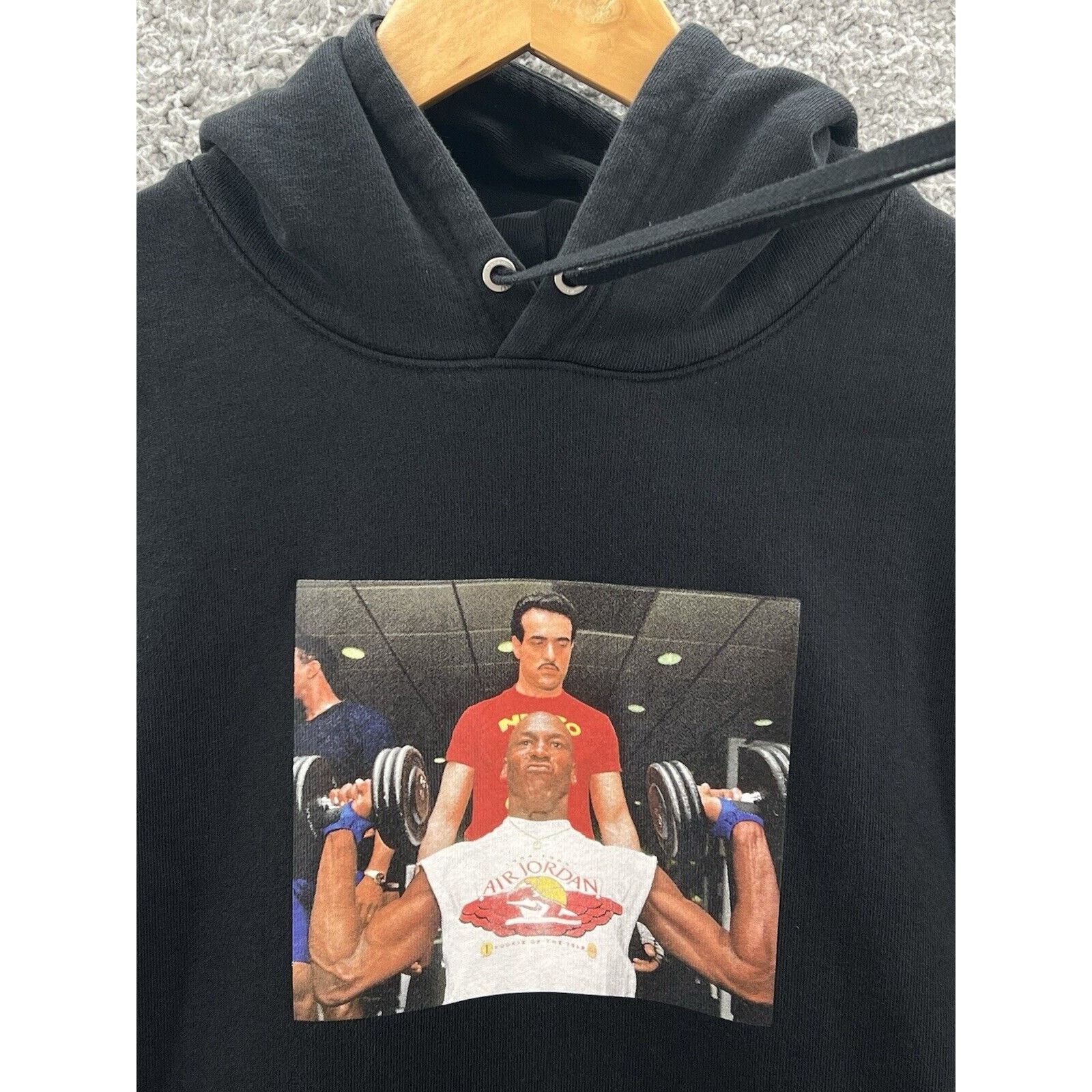 Nike Nike Air Jordan Undefeated Weights Hoodie Black DX6317 010 Size US L / EU 52-54 / 3 - 5 Thumbnail