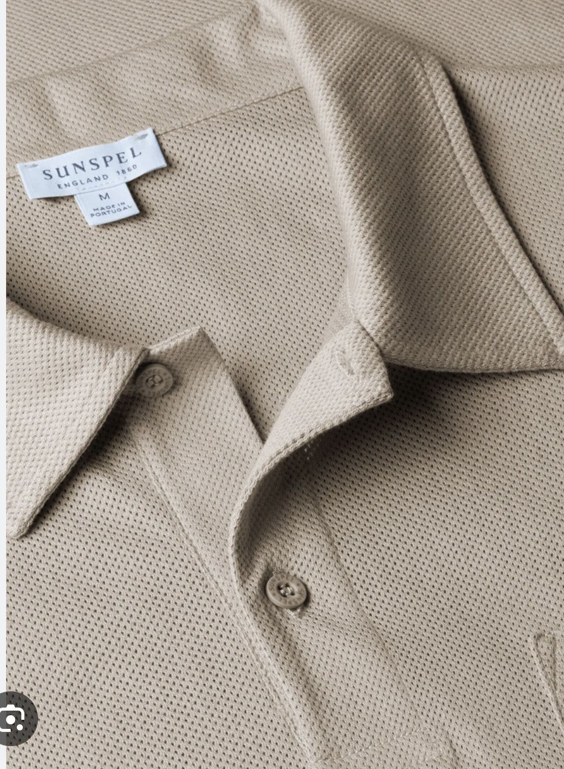 Sunspel Sunspel Ash Grey Riviera Polo - Size M Size US M / EU 48-50 / 2 - 4 Thumbnail