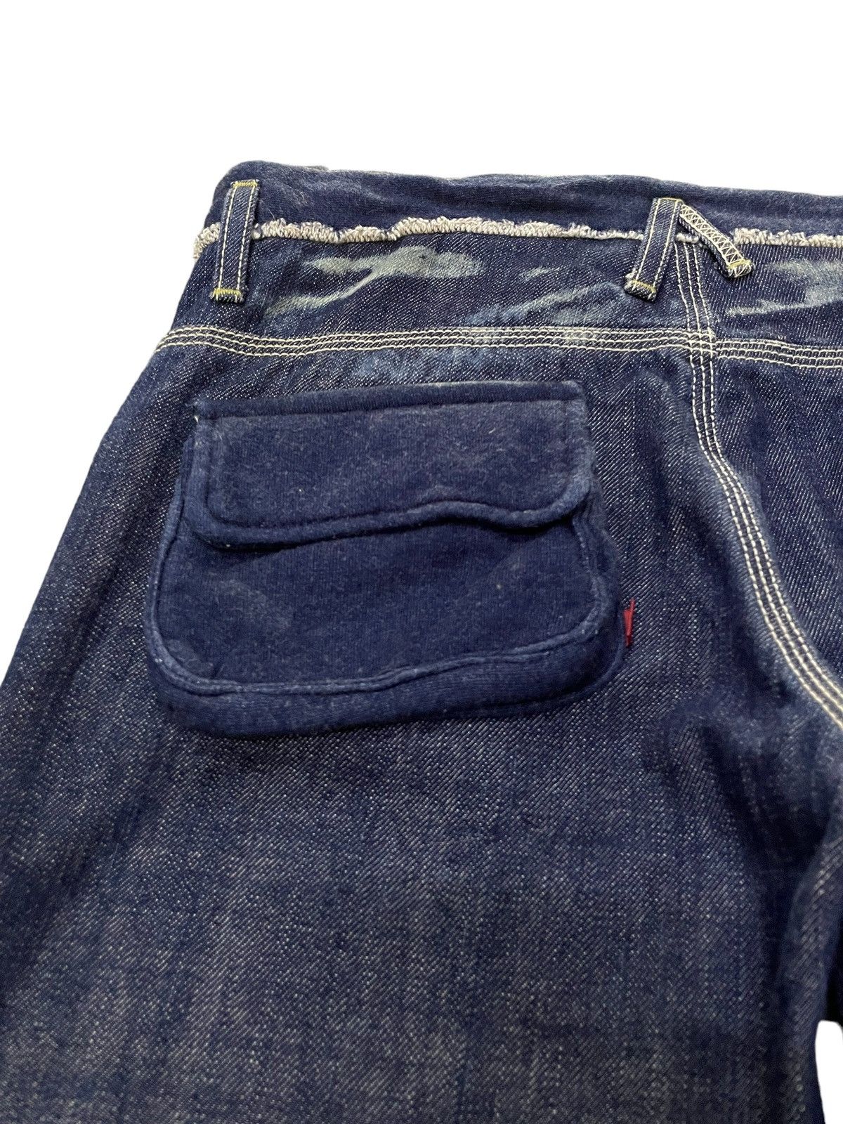 If Six Was Nine × Le Grande Bleu (L.G.B.) G.O.A Japan Style Indigo Wash Flared Wide Leg Jeans Size US 31 - 13 Thumbnail