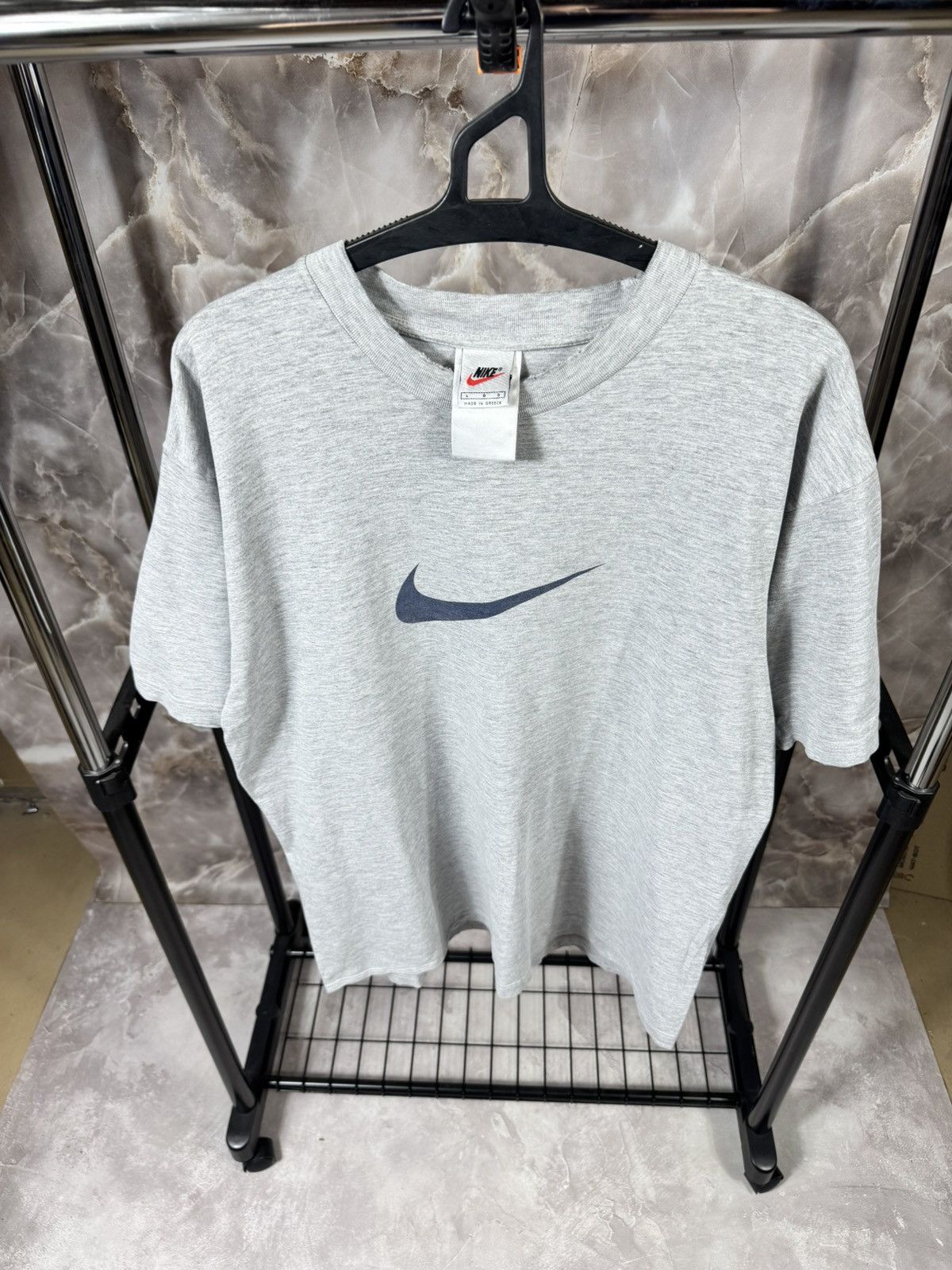 Vintage Vintage Nike Big Logo Distressed Tee Size US L / EU 52-54 / 3 - 3 Thumbnail