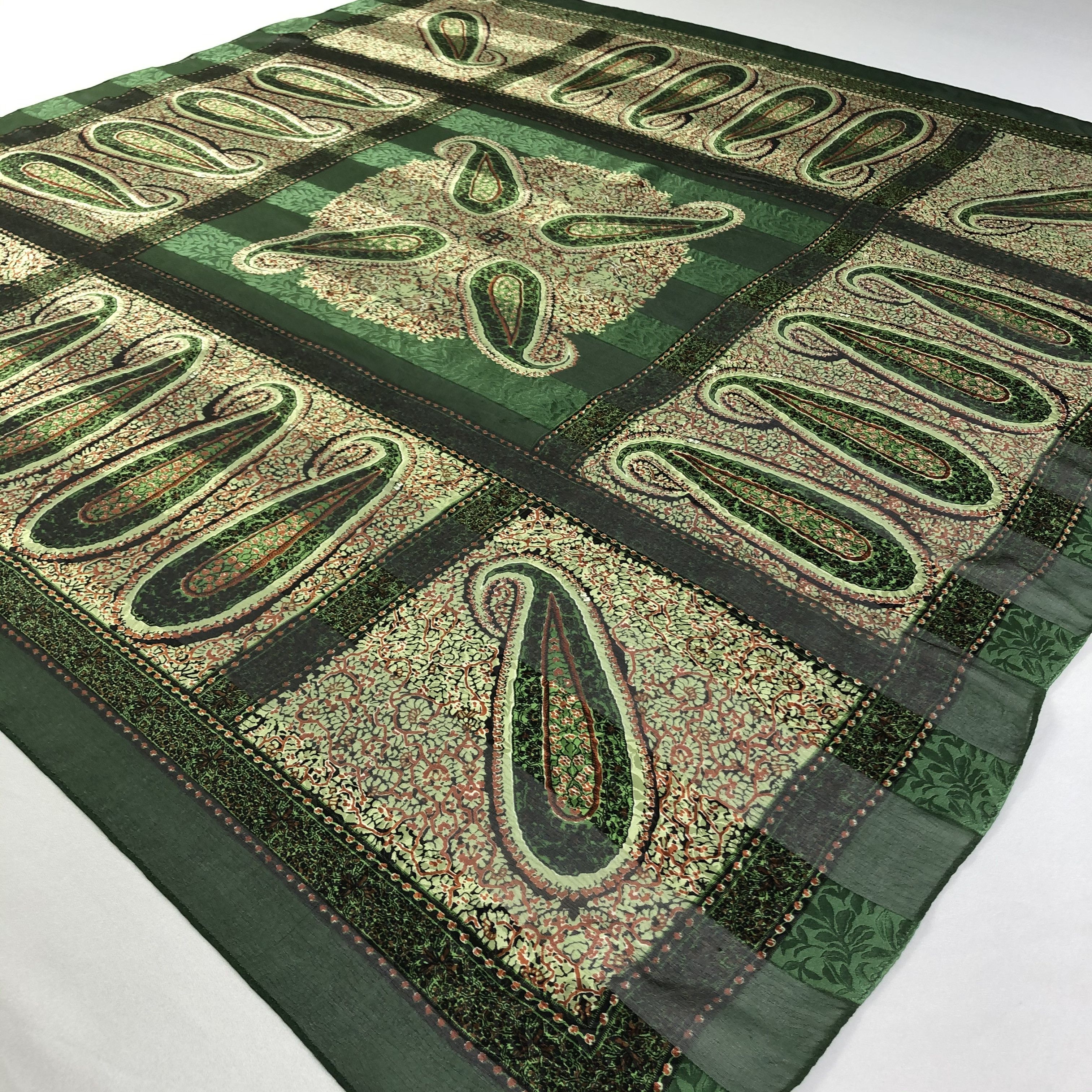 Vintage Vintage Luciano Soprani Silk Scarf Size ONE SIZE - 4 Thumbnail