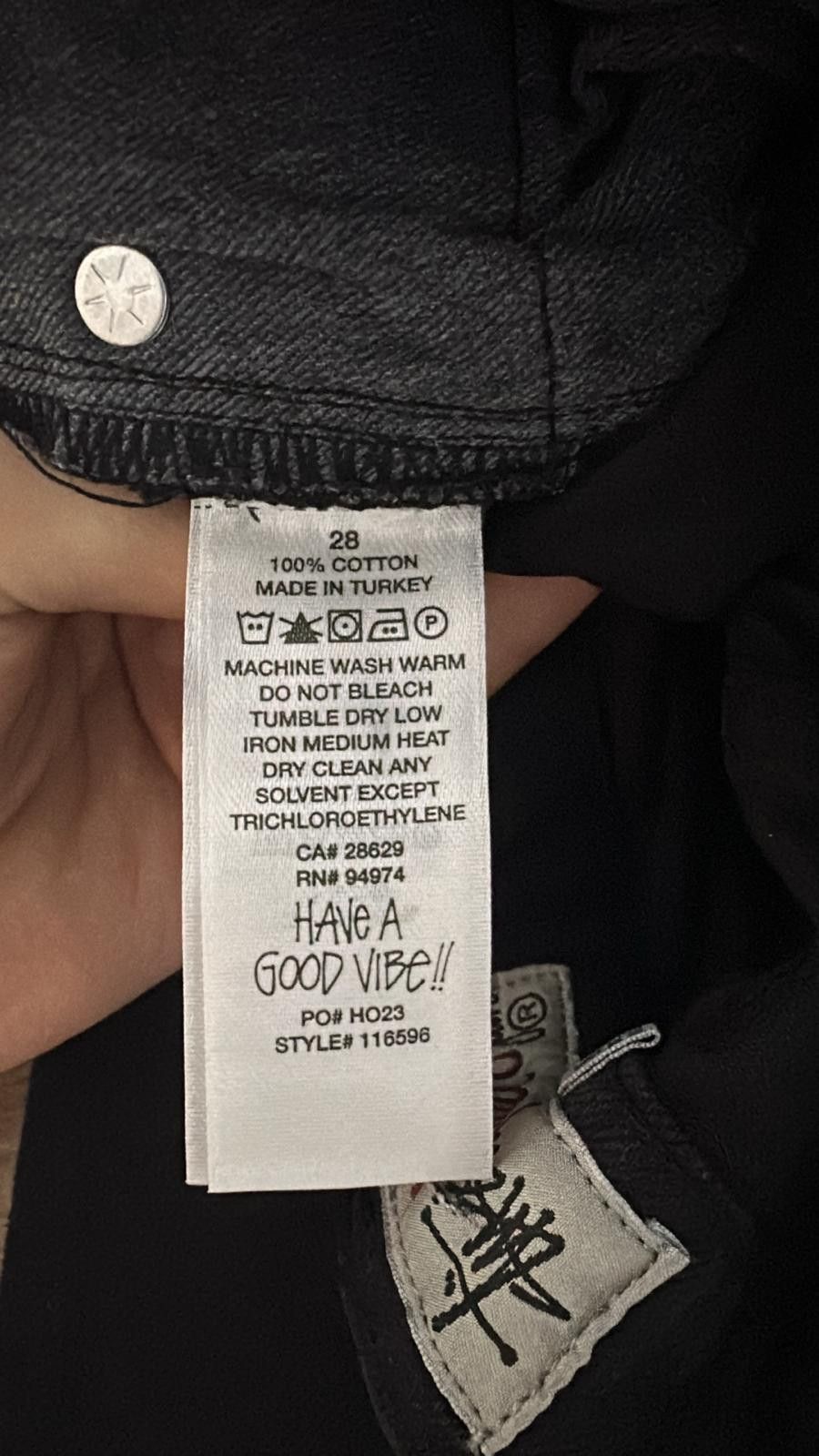 Stussy Stussy Classic Jean Denim Black Size 28 Size US 28 / EU 44 - 7 Thumbnail