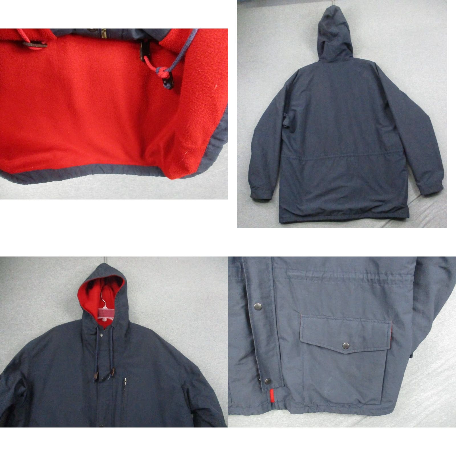 Polo Ralph Lauren VINTAGE Polo Ralph Lauren Hooded Jacket Navy Adult L Blue Polo Ralph Lauren Sporting Goods Jacket Coat Parka 90s Sports Mens Size US L / EU 52-54 / 3 - 8 Thumbnail
