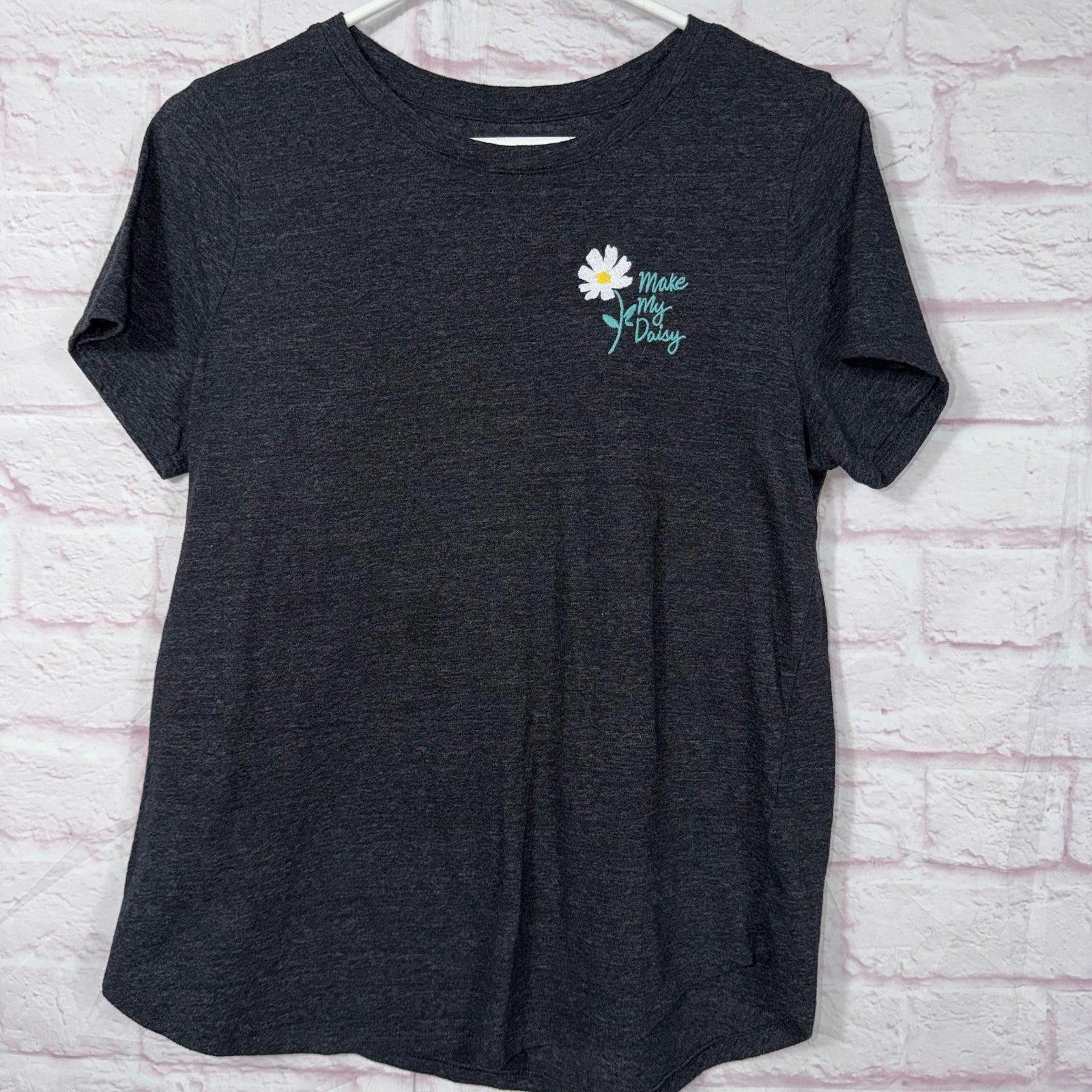Old Navy Old Navy Medium Everywear Graphic T-Shirt - Make My Daisy Size M / US 6-8 / IT 42-44 - 1 Thumbnail