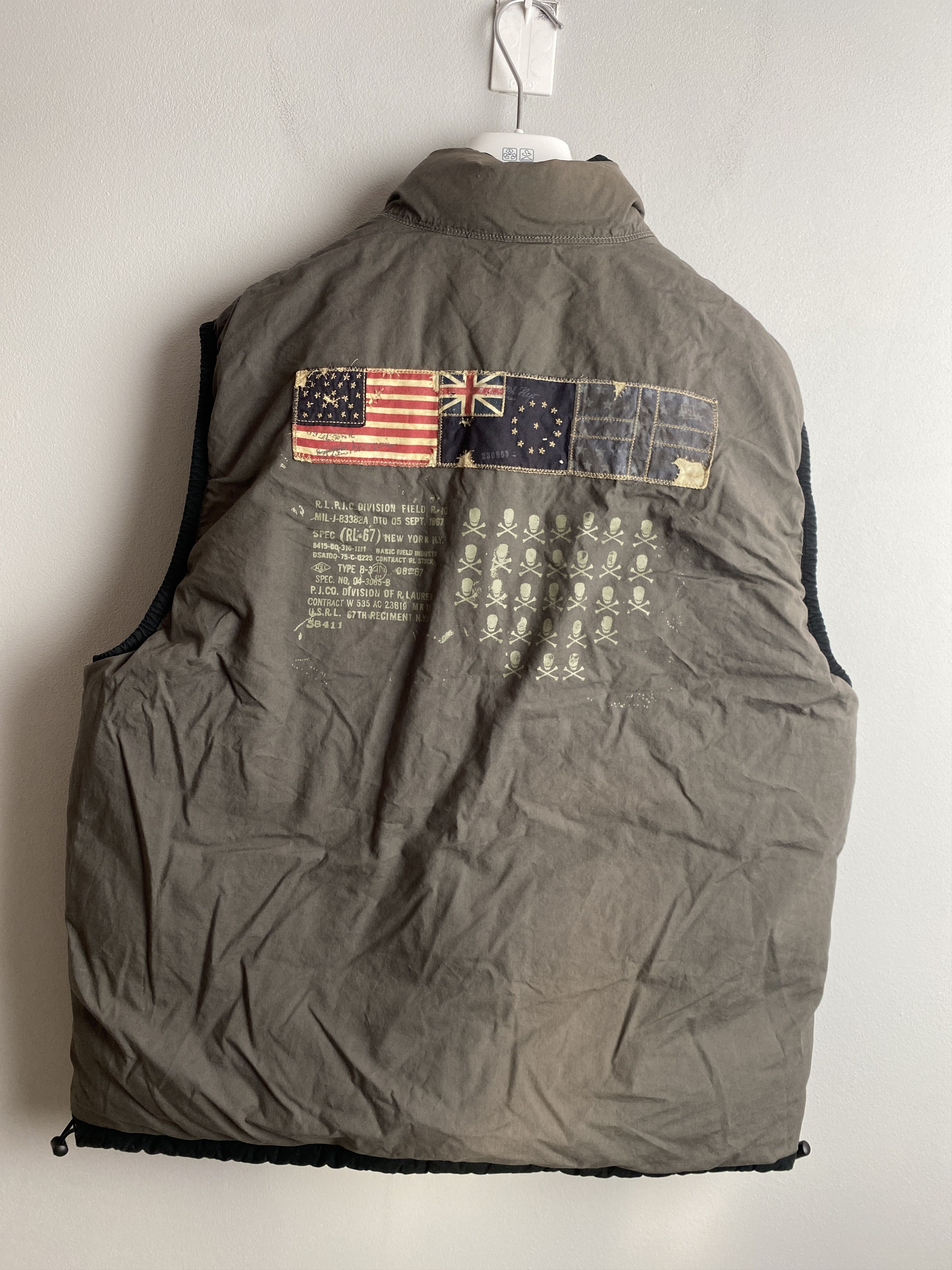 Polo Ralph Lauren × Vintage Polo Jeans Company puffer vest reversible vintage Size US L / EU 52-54 / 3 - 1 Thumbnail
