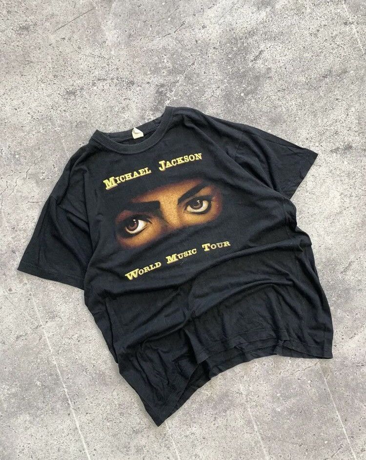 Band Tees × Michael Jackson × Vintage Micheal Jackson Dangerous World Tour 1992-93 Size US XL / EU 56 / 4 - 8 Thumbnail
