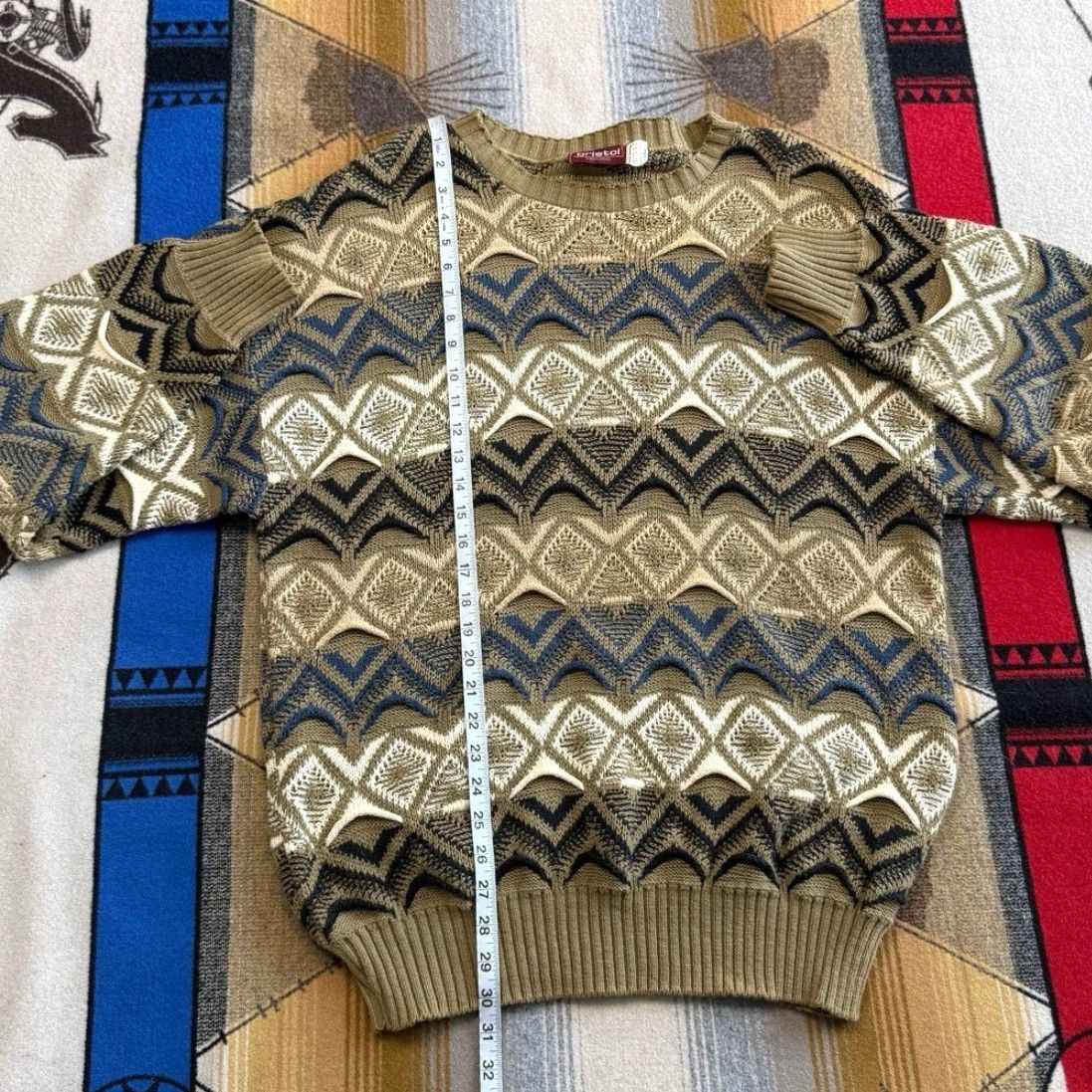 Vintage VINTAGE Bristol House 90s Pullover Knit Sweater Mens Large Brown Long Sleeve Casual Workwear Fall Winter Spring USA Size US L / EU 52-54 / 3 - 7 Thumbnail