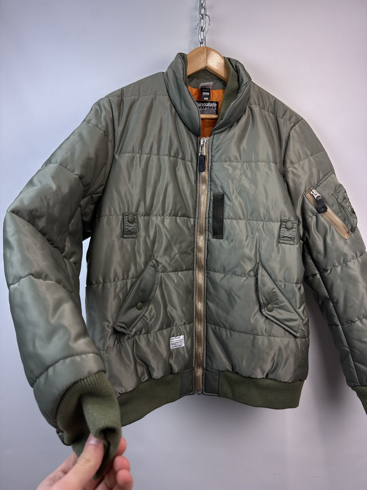 MAGIC STICK Magic Stick Ma-1 Down Jacket Thinsulate Japan Brand Size L Size US L / EU 52-54 / 3 - 9 Thumbnail