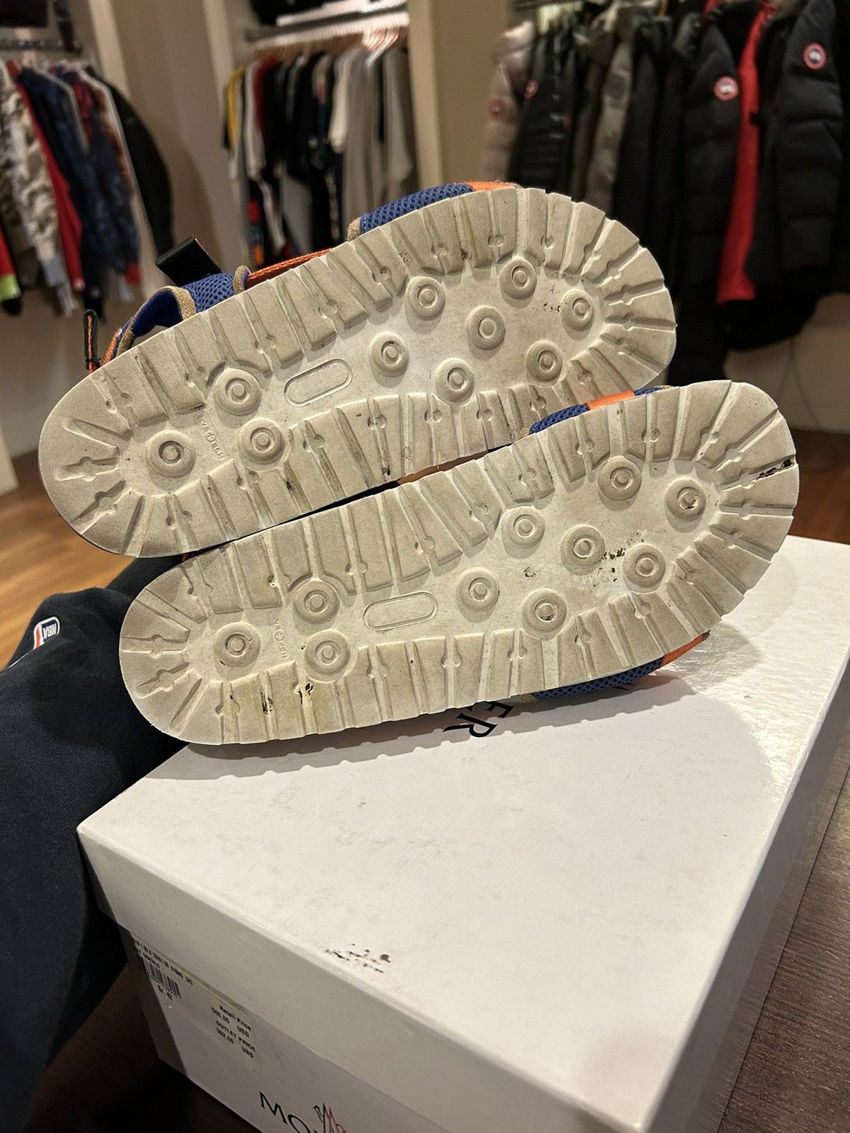 Moncler Moncler Avit Sandal Blue/Orange Size US 9 / EU 42 - 8 Thumbnail