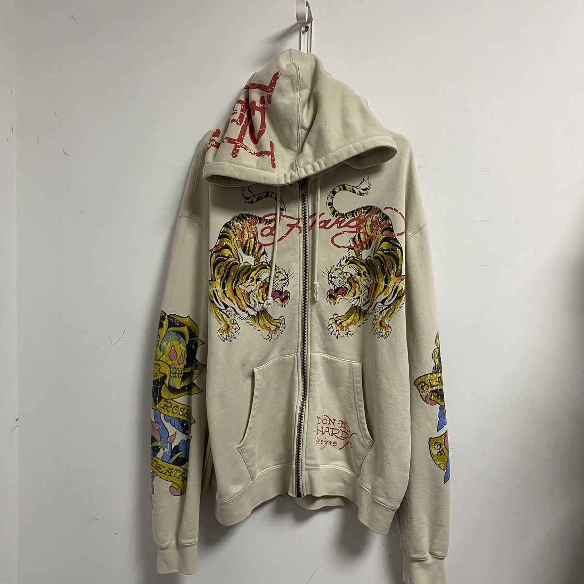 Ed Hardy Vintage Ed Hardy Hoodie Christian Audigier Size US L / EU 52-54 / 3 - 1 Thumbnail