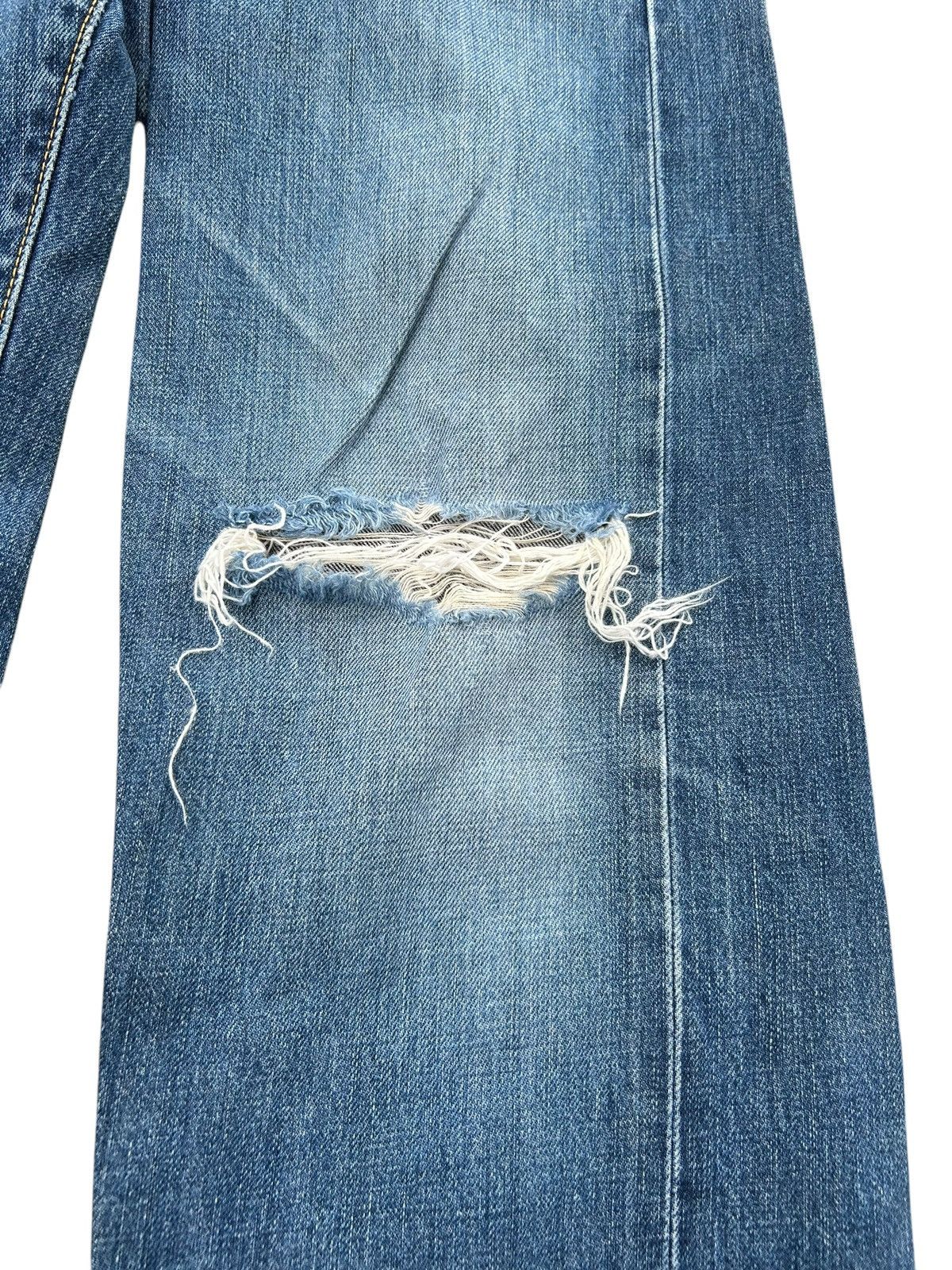 Kapital Edwin Selvedge Distressed Denim Jeans Rusty Faded Size US 31 - 3 Thumbnail