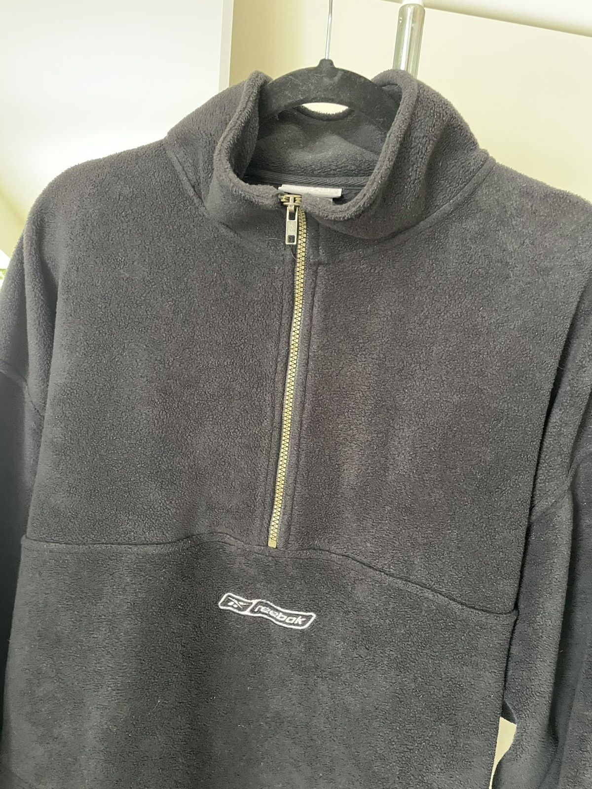 Reebok × Vintage Vintage Reebok Fleece Half Zip Size US XL / EU 56 / 4 - 4 Thumbnail