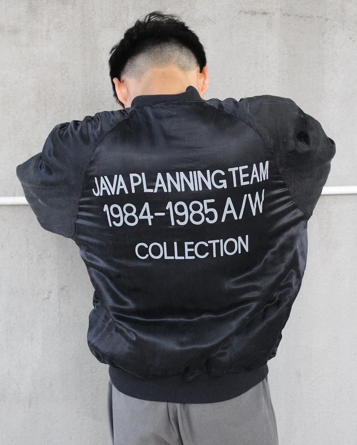 Japanese Brand × Vintage AW1984-1985 VICKEY JAVA PLANNING TEAM COLLECTION BOMBER Size US XL / EU 56 / 4 - 1 Thumbnail