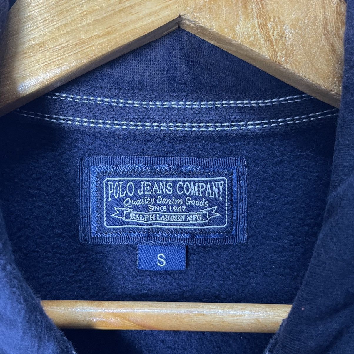 Polo Ralph Lauren Vintage Polo Jeans Co. Ralph Lauren “67” Zip-Up Sweatshirt Size S / US 4 / IT 40 - 9 Thumbnail