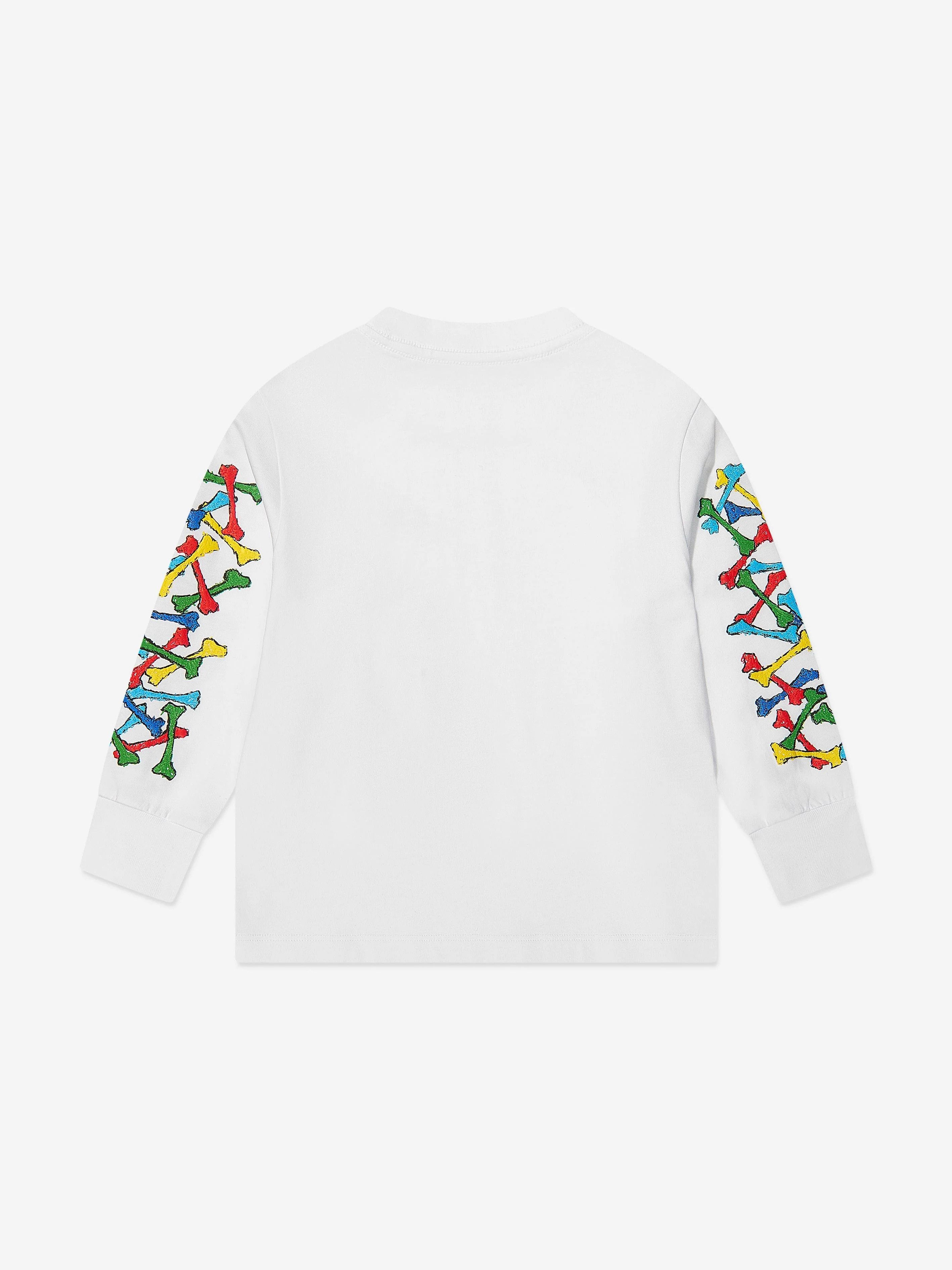 Amiri oc11z0225 KIDS Graphic Logo Sweatshirt in Multicolor Size US XXS / EU 40 - 2 Thumbnail