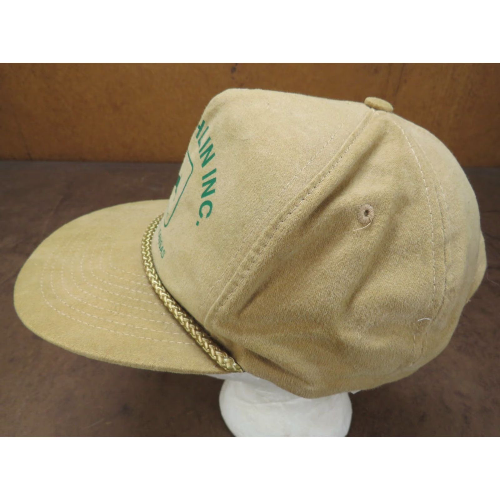 J.McLaughlin VTG John Deere Tractor McLaughlin INC. Greensburg KS Dealership hat cap trucker Size ONE SIZE - 3 Thumbnail