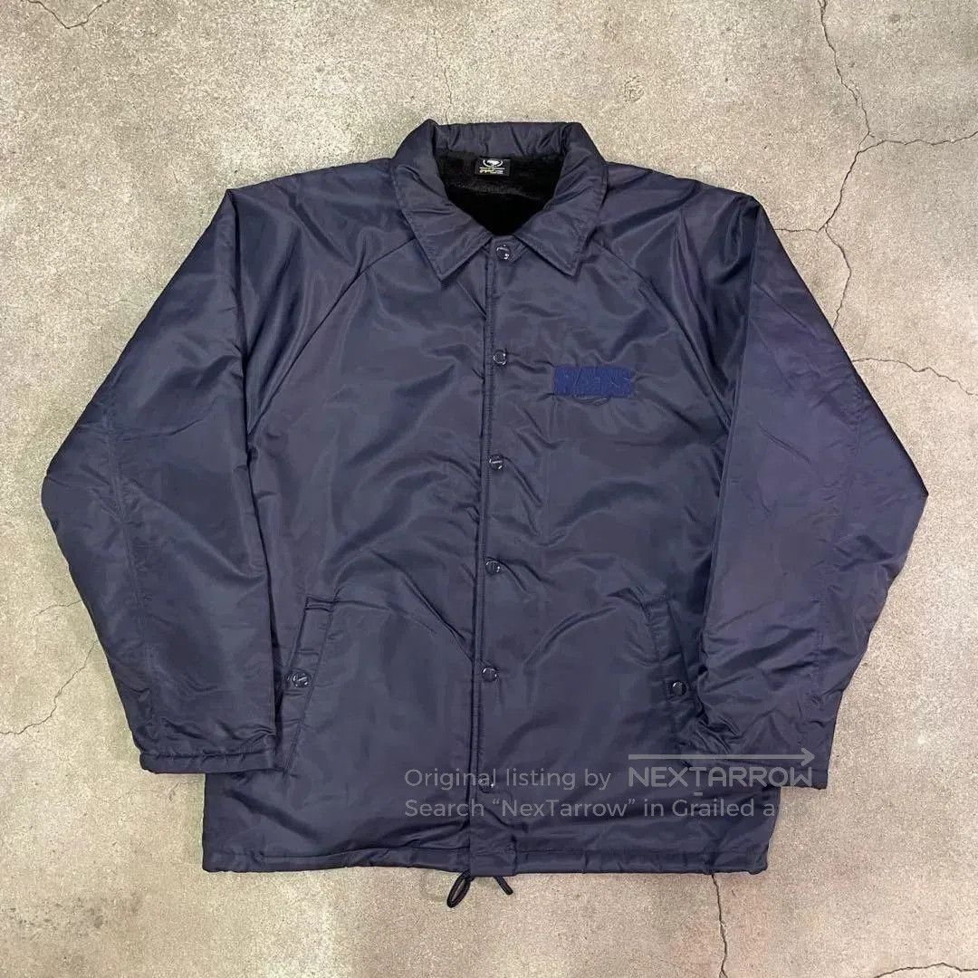 RATS JAPAN navy blue coach jacket with logo. Size US XL / EU 56 / 4 - 1 Thumbnail
