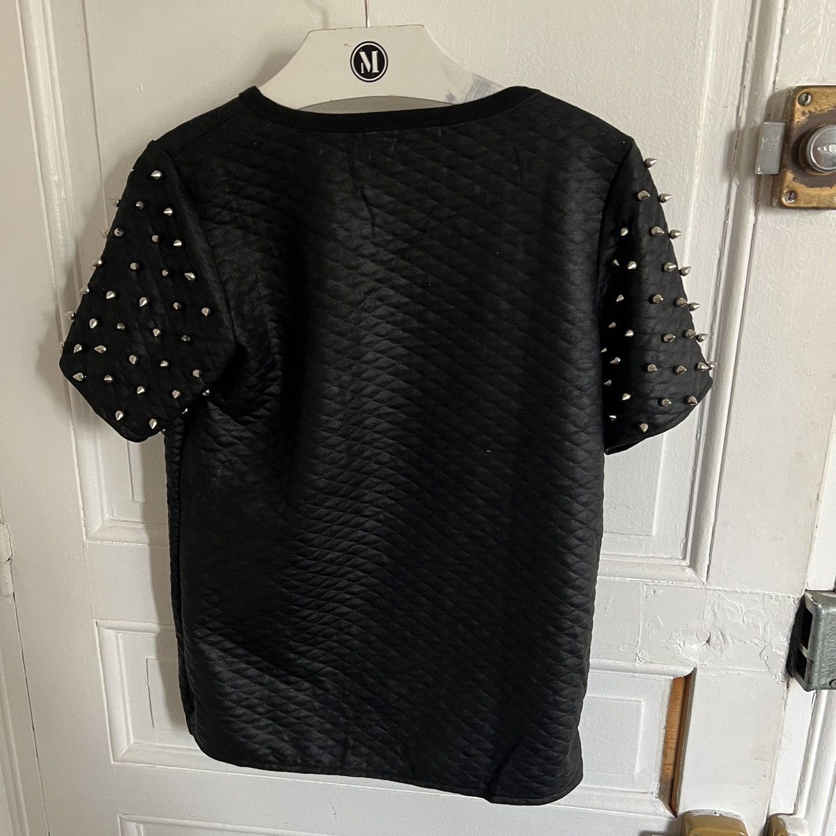 Japanese Brand Y2K Top T-Shirt Spikes Thorns Metal 2010 swag era dope junya Size US S / EU 44-46 / 1 - 6 Thumbnail