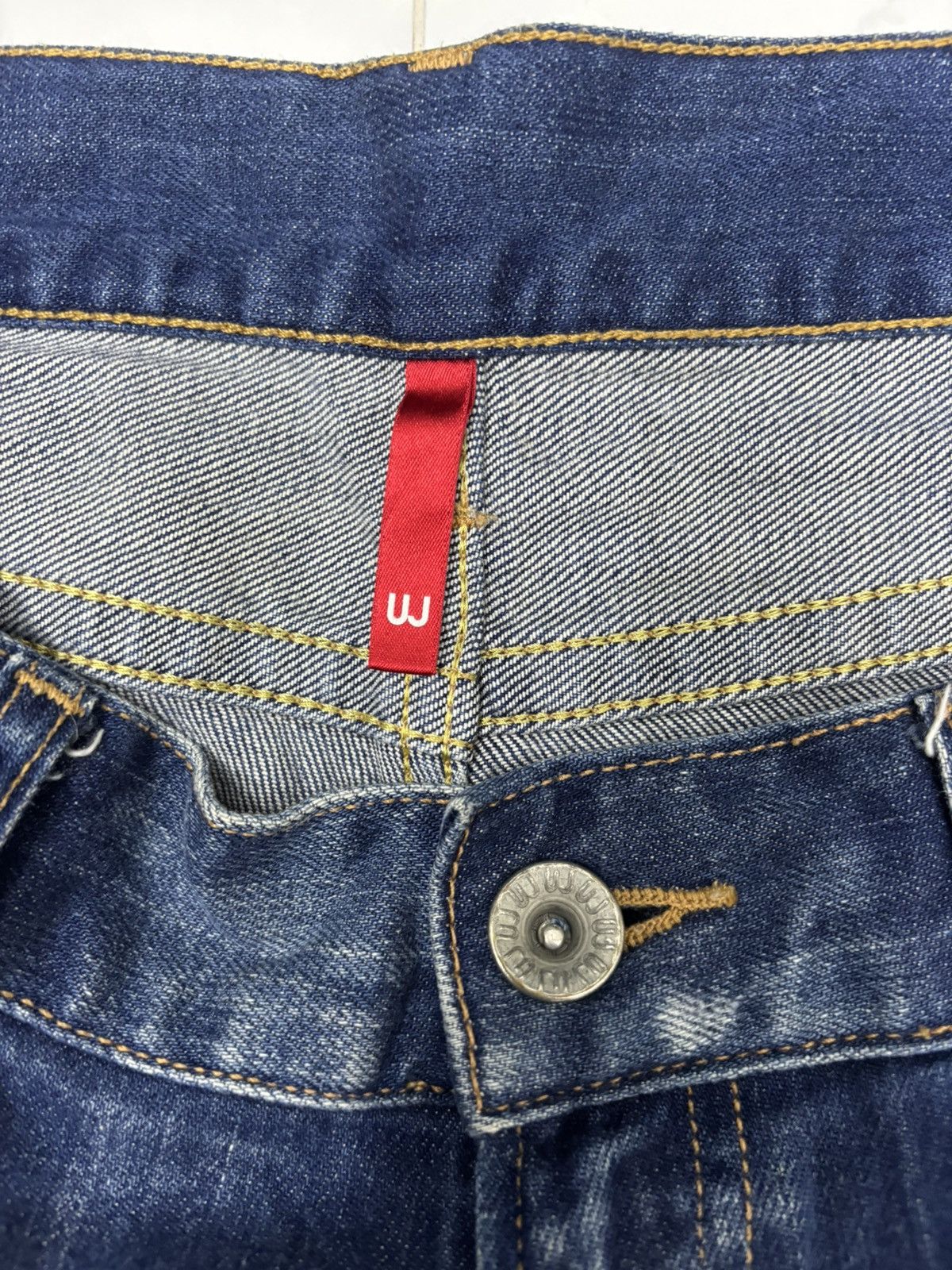 Jean × Undercover × Uniqlo VINTAGE UNIQLO JAPAN FADED DISTRESSED DENIM JEANS Size US 34 / EU 50 - 9 Thumbnail