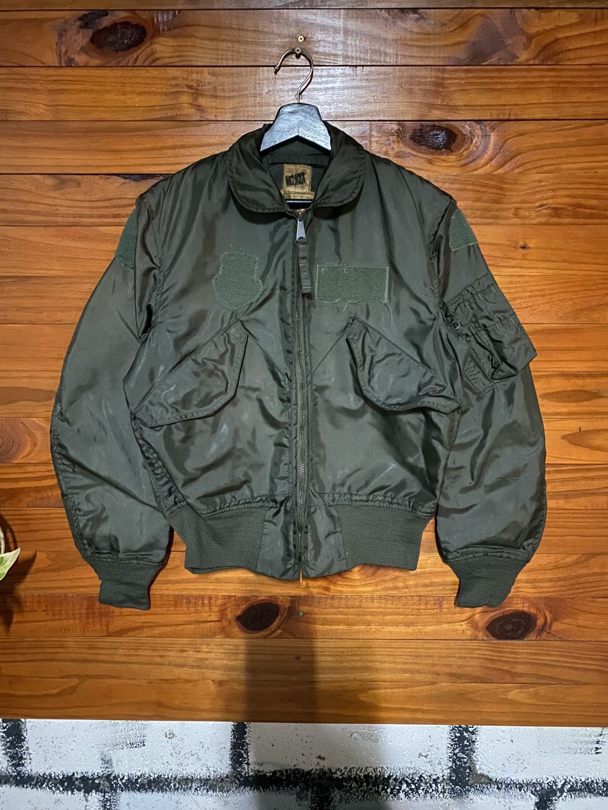 Vintage Vintage 60s U.S. Military Flight Jacket MA-1 / CWU Style Size US S / EU 44-46 / 1 - 3 Thumbnail