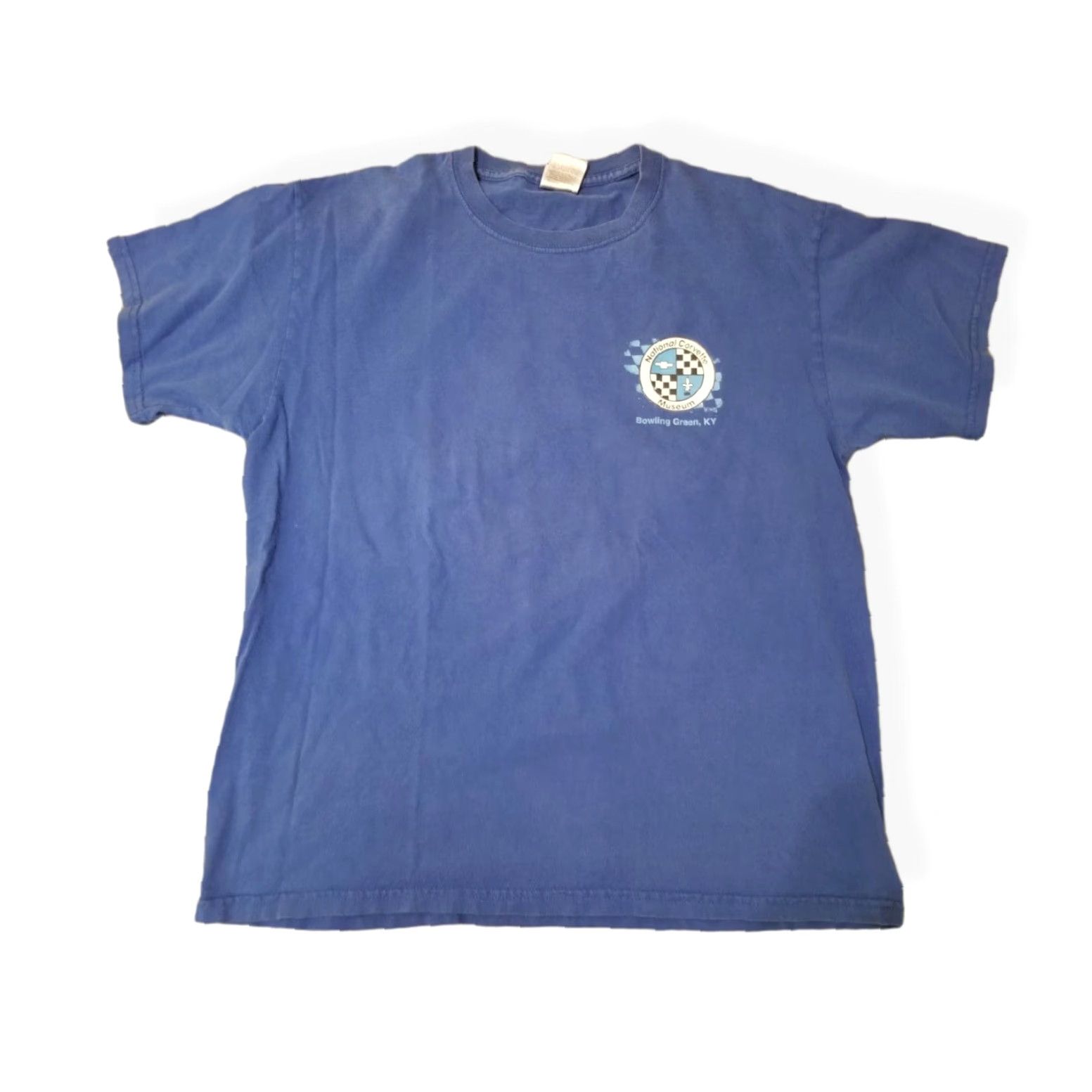 Fruit Of The Loom VINTAGE National Corvette Museum Double Sided T Shirt Large L Size US L / EU 52-54 / 3 - 2 Thumbnail