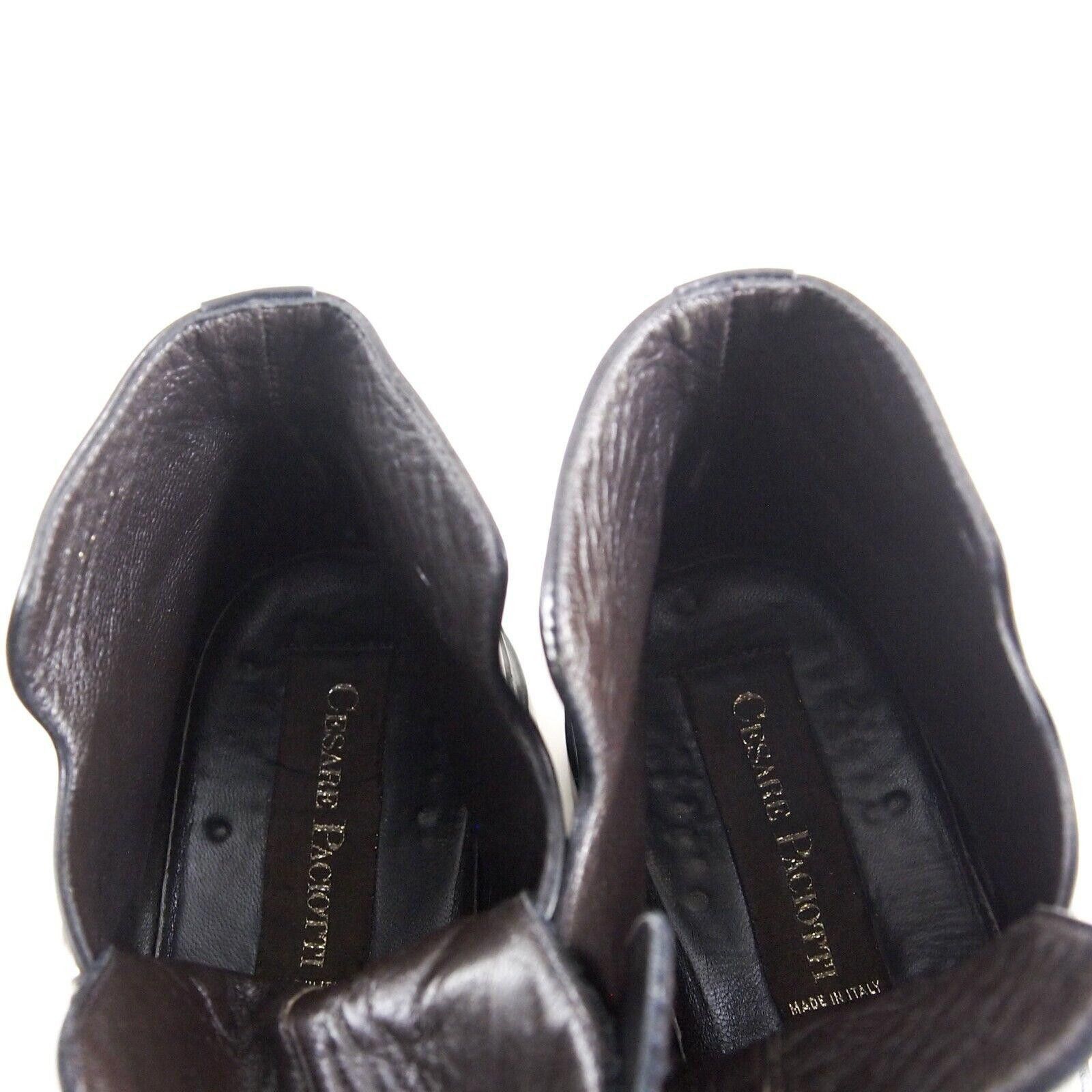 Paciotti Paciotti Chukka Boots Black Leather Mens US 8 EU 41 Size US 8 / EU 41 - 7 Thumbnail
