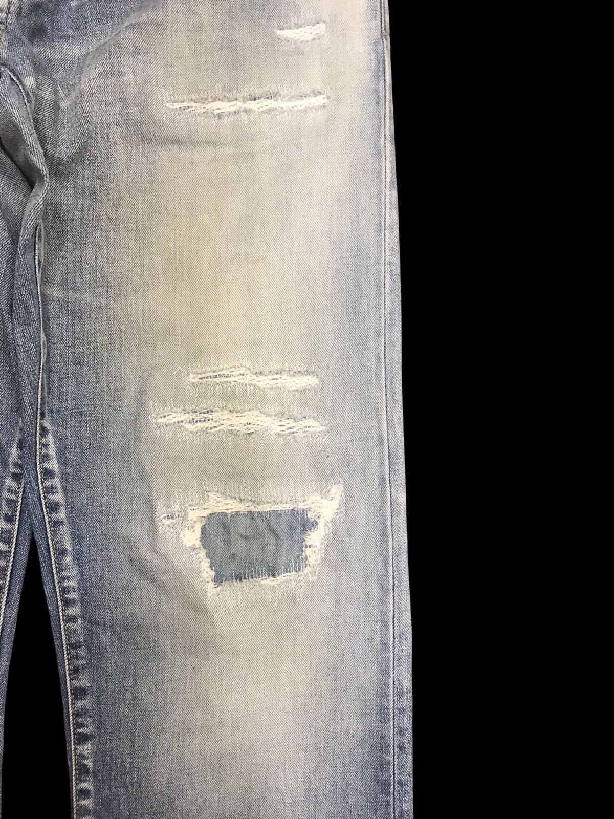 Japan Blue 💥ARCHIVAL💥JAPAN BLUE Craftman Palm Distressed Denim F130 Size US 34 / EU 50 - 4 Thumbnail